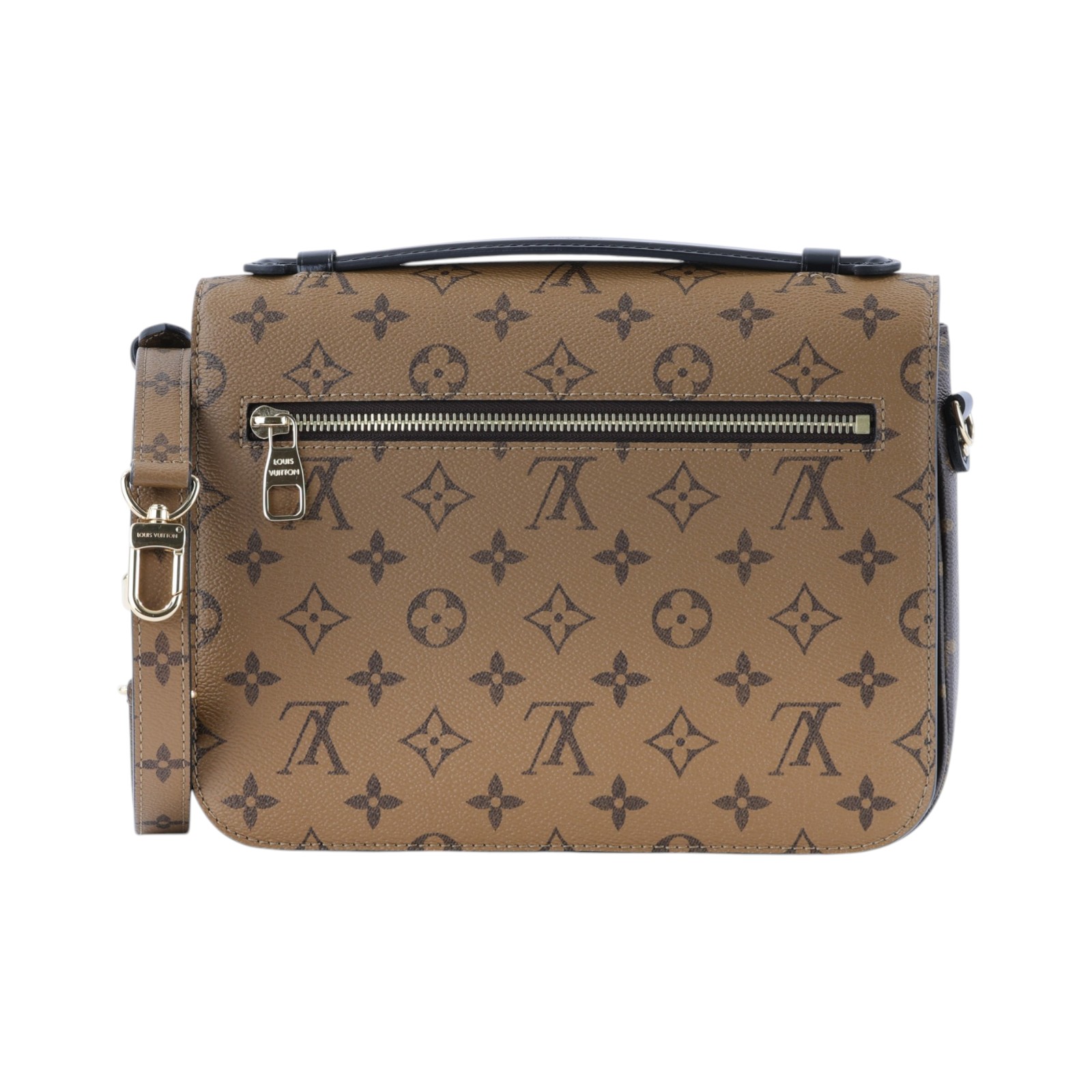 路易威登 LOUIS VUITTON Pochette Métis 拚色設計 釦式 手提 斜背包 M44876 晶片款  原廠盒子/防塵袋/背帶