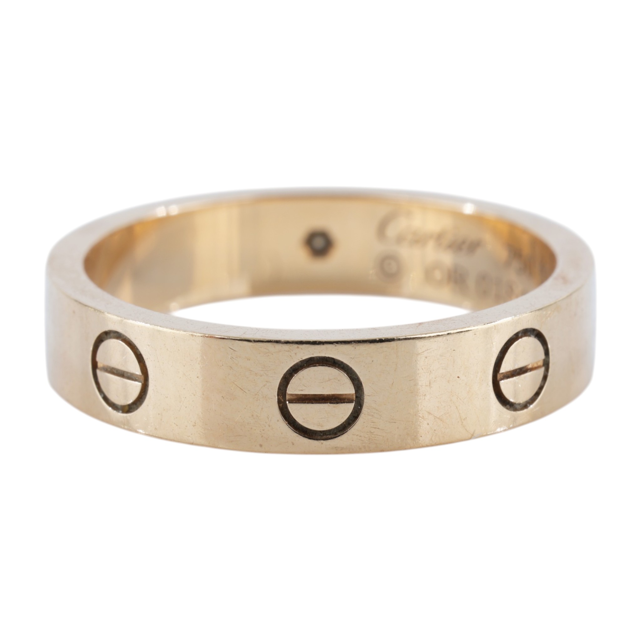 卡地亞 CARTIER Love 戒指 小型款 1顆鑽石 B4050752 RG 單鑽LOVE戒指 原廠盒子/保書