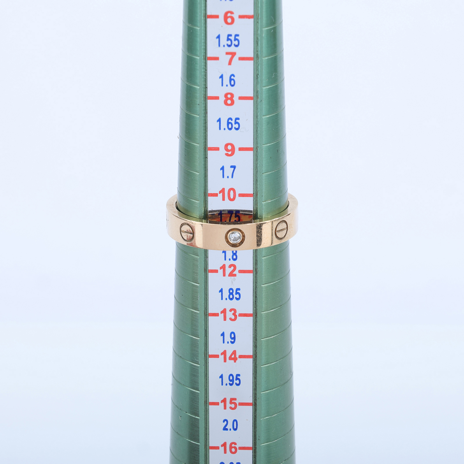 卡地亞 CARTIER Love 戒指 小型款 1顆鑽石 B4050752 RG 單鑽LOVE戒指 原廠盒子/保書