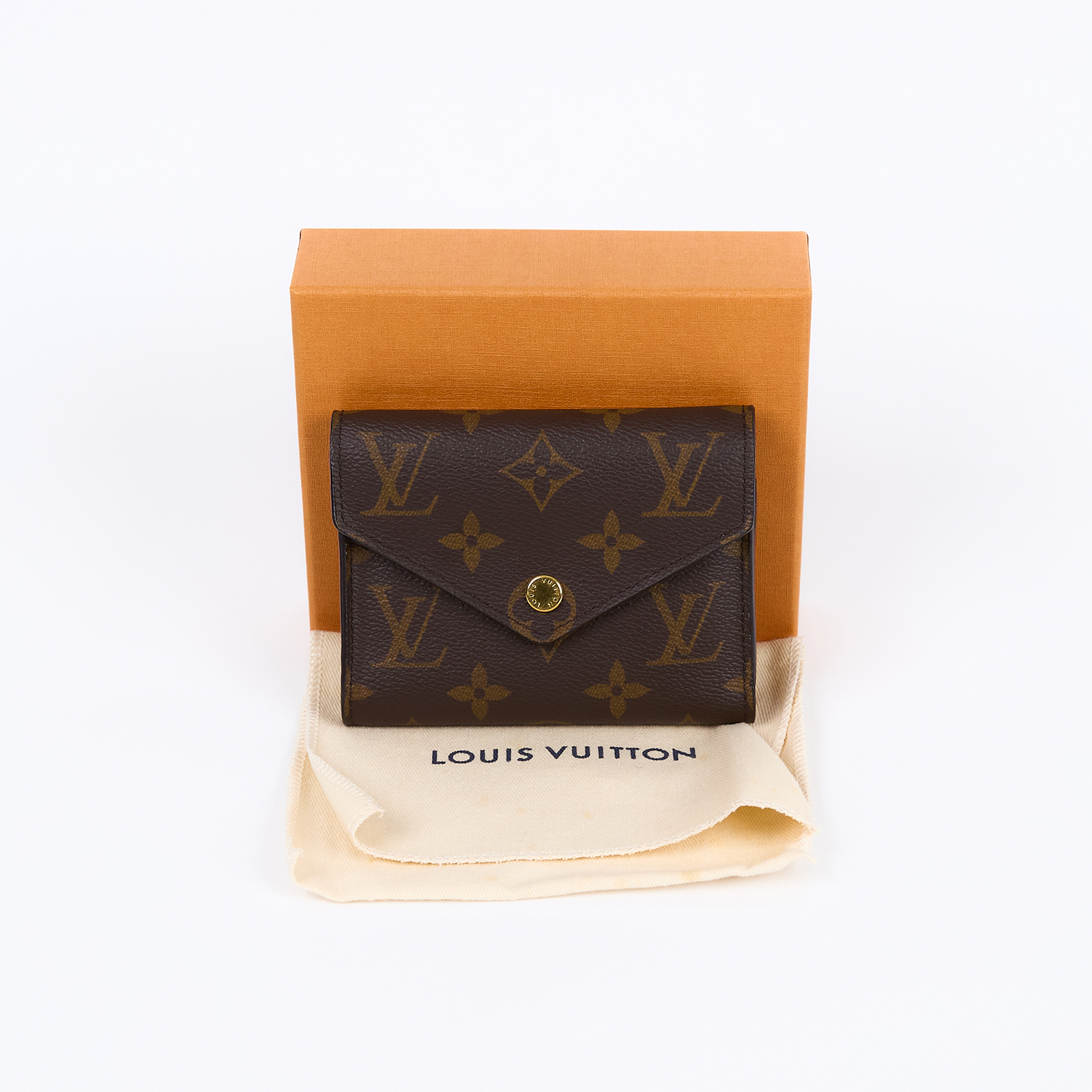路易威登 LOUIS VUITTON Victorine 錢包 塗層帆布 Monogram M62472 原花Victorine三折錢包 原廠盒子/防塵袋