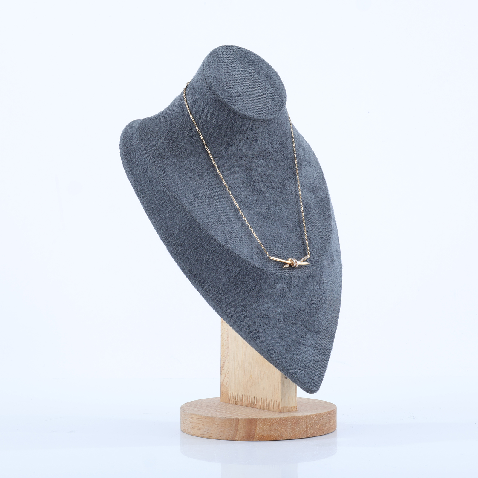 蒂芙尼 TIFFANY＆CO. Knot 鏈墜 69525857 18KRG半滿鑽KNOT扭結項鍊 原廠盒子/防塵袋