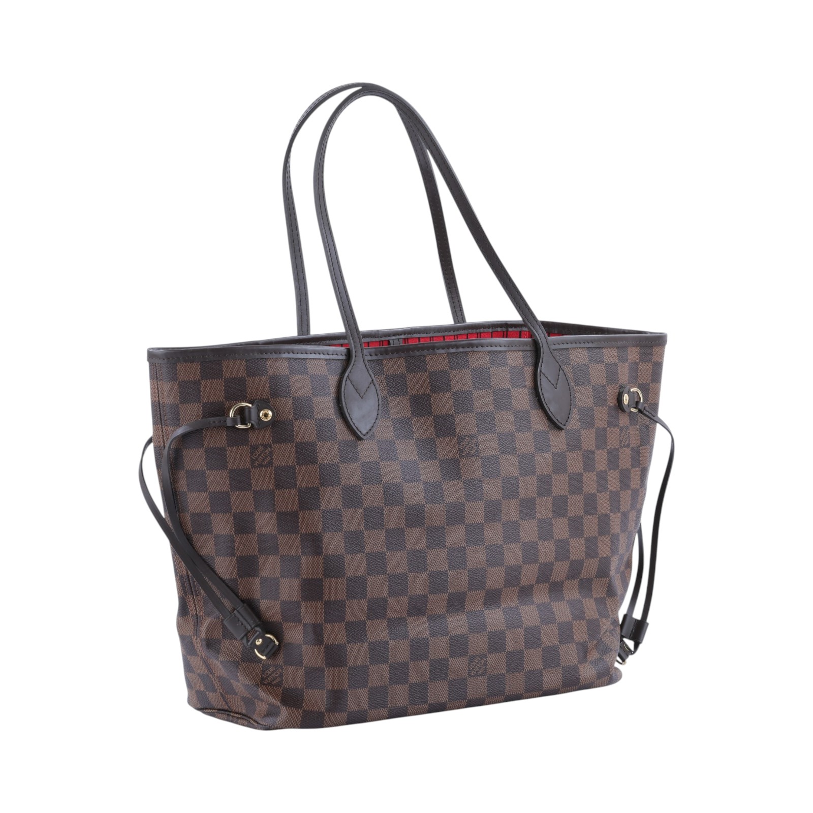 路易威登 LOUIS VUITTON 棕棋盤 Neverfull MM 托特包 N41358 棋盤NEVERFULL MM 防塵袋/內袋