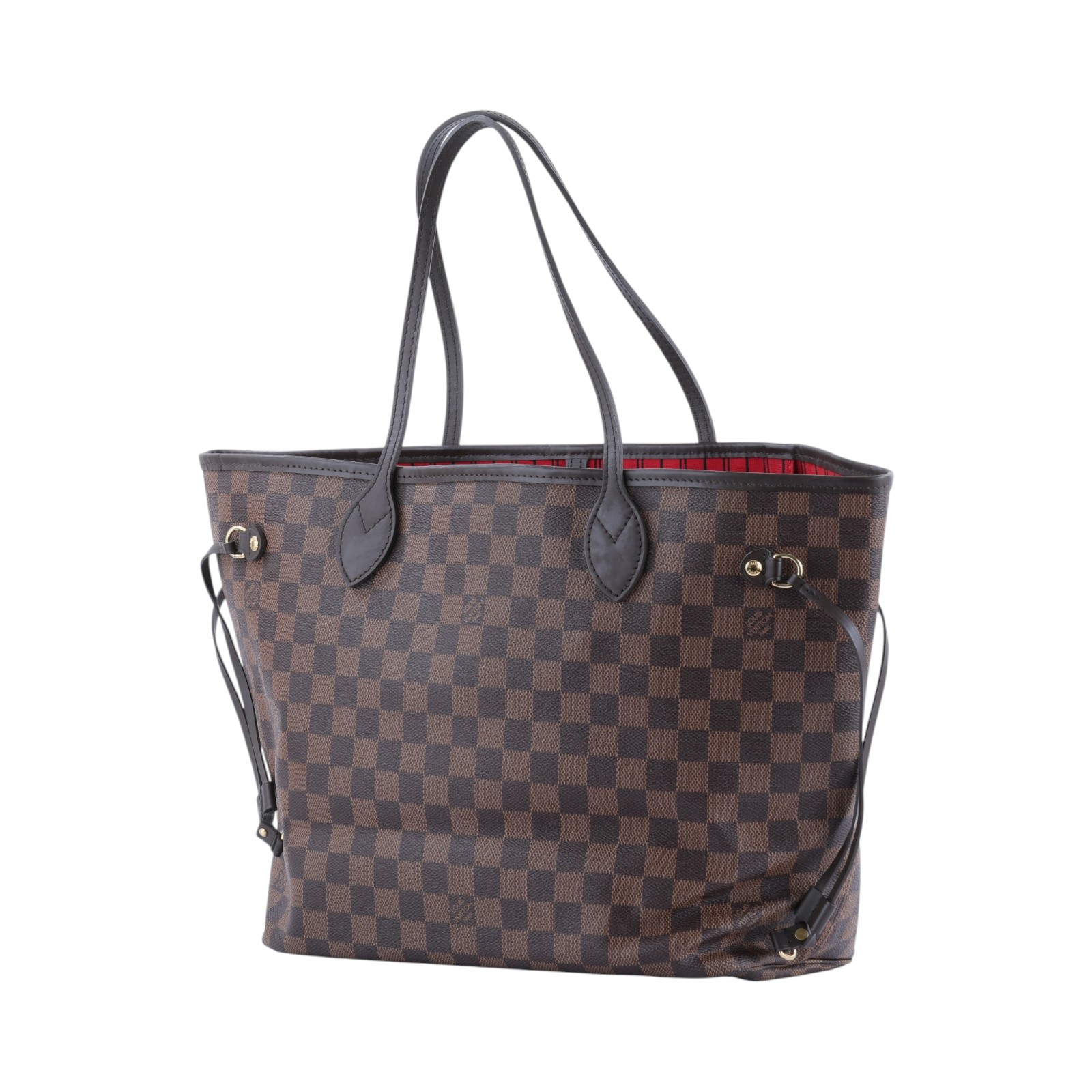 路易威登 LOUIS VUITTON 棕棋盤 Neverfull MM 托特包 N41358 棋盤NEVERFULL MM 防塵袋/內袋