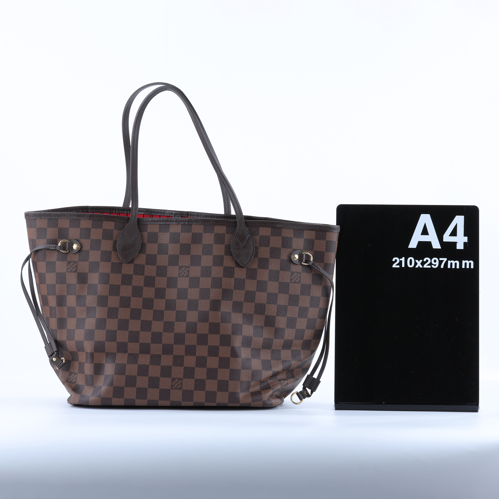 路易威登 LOUIS VUITTON 棕棋盤 Neverfull MM 托特包 N41358 棋盤NEVERFULL MM 防塵袋/內袋