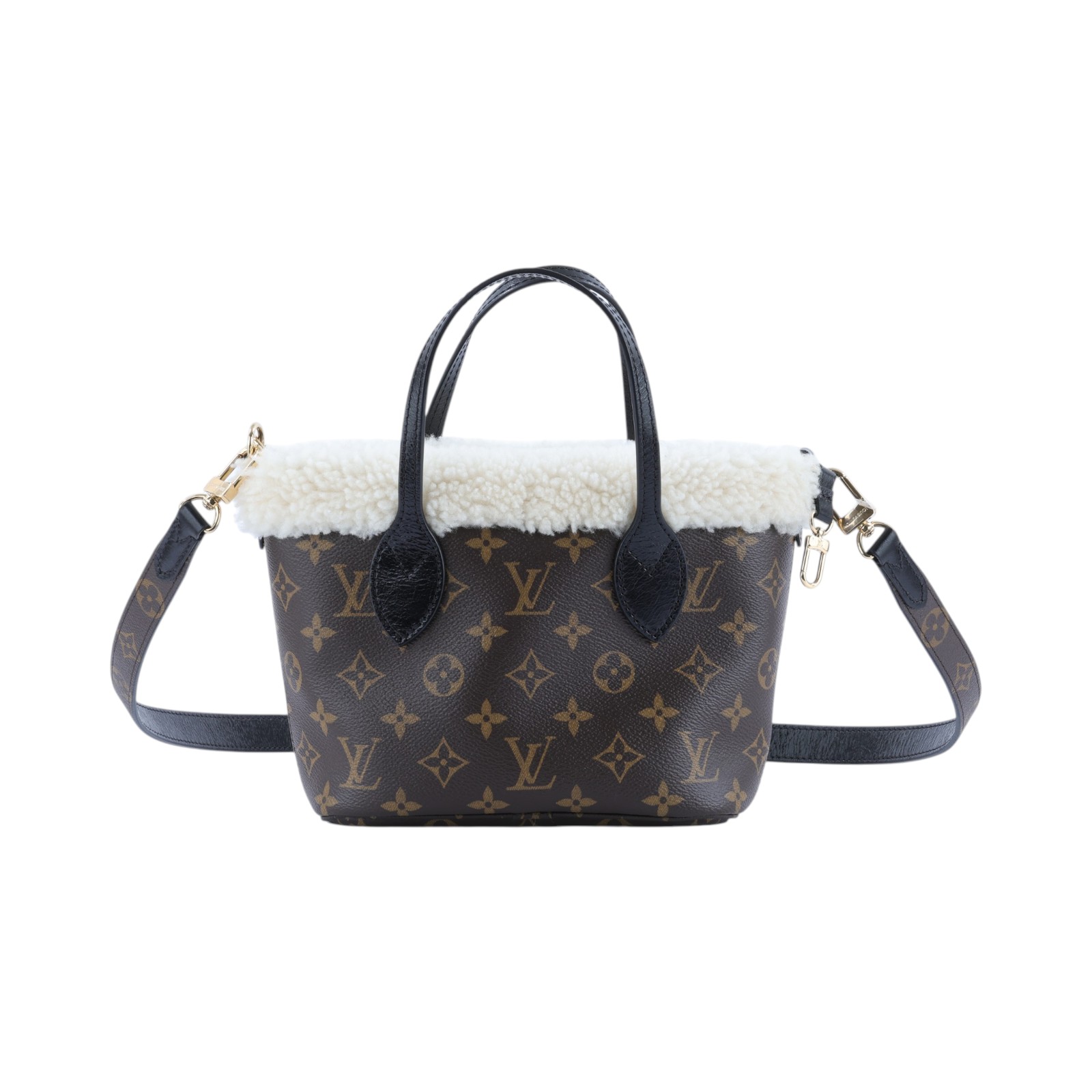 路易威登 LOUIS VUITTON Neverfull Bandoulière Inside Out BB 手提包 肩背包 斜背包 M26315 晶片款  內袋/背帶
