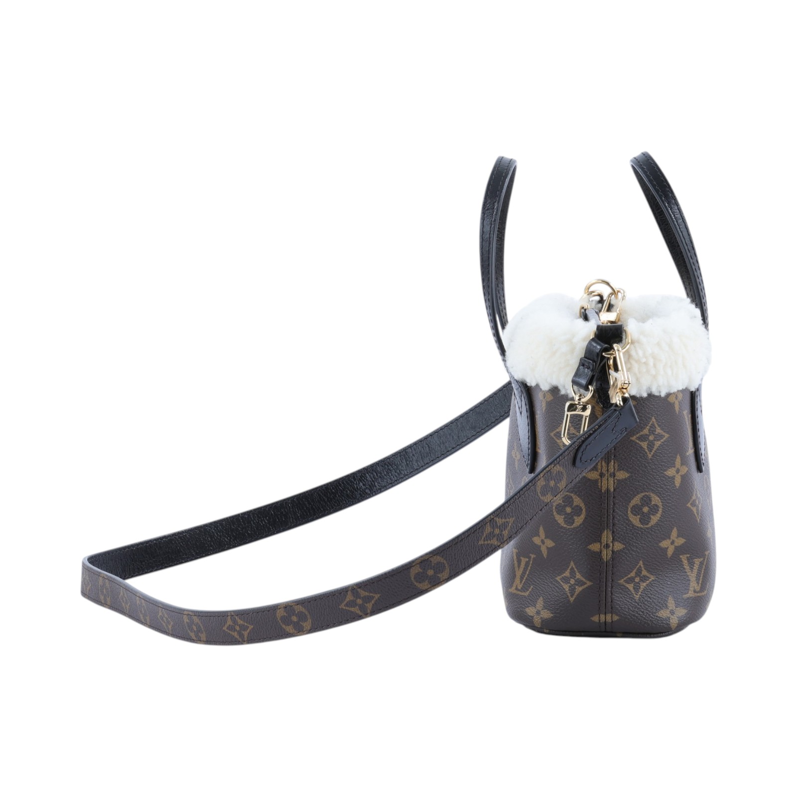 路易威登 LOUIS VUITTON Neverfull Bandoulière Inside Out BB 手提包 肩背包 斜背包 M26315 晶片款  內袋/背帶