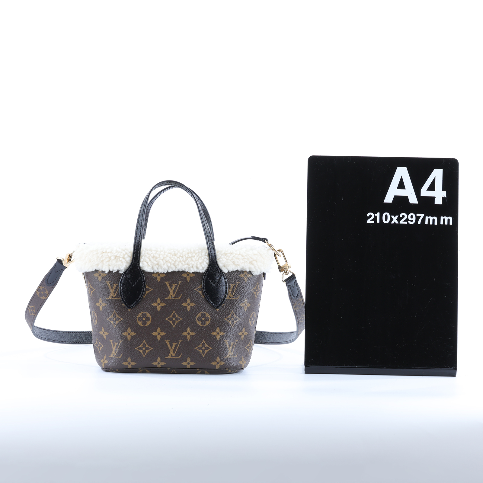 路易威登 LOUIS VUITTON Neverfull Bandoulière Inside Out BB 手提包 肩背包 斜背包 M26315 晶片款  內袋/背帶