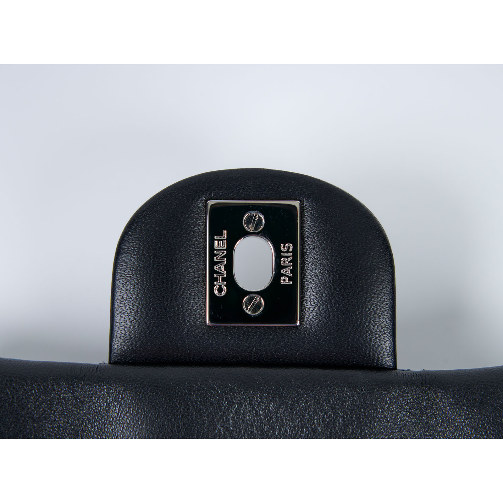 香奈兒 CHANEL CF 方形 迷你 口蓋包 A35200 晶片款 黑銀羊方胖 防塵袋/原廠盒子/購買證明影本