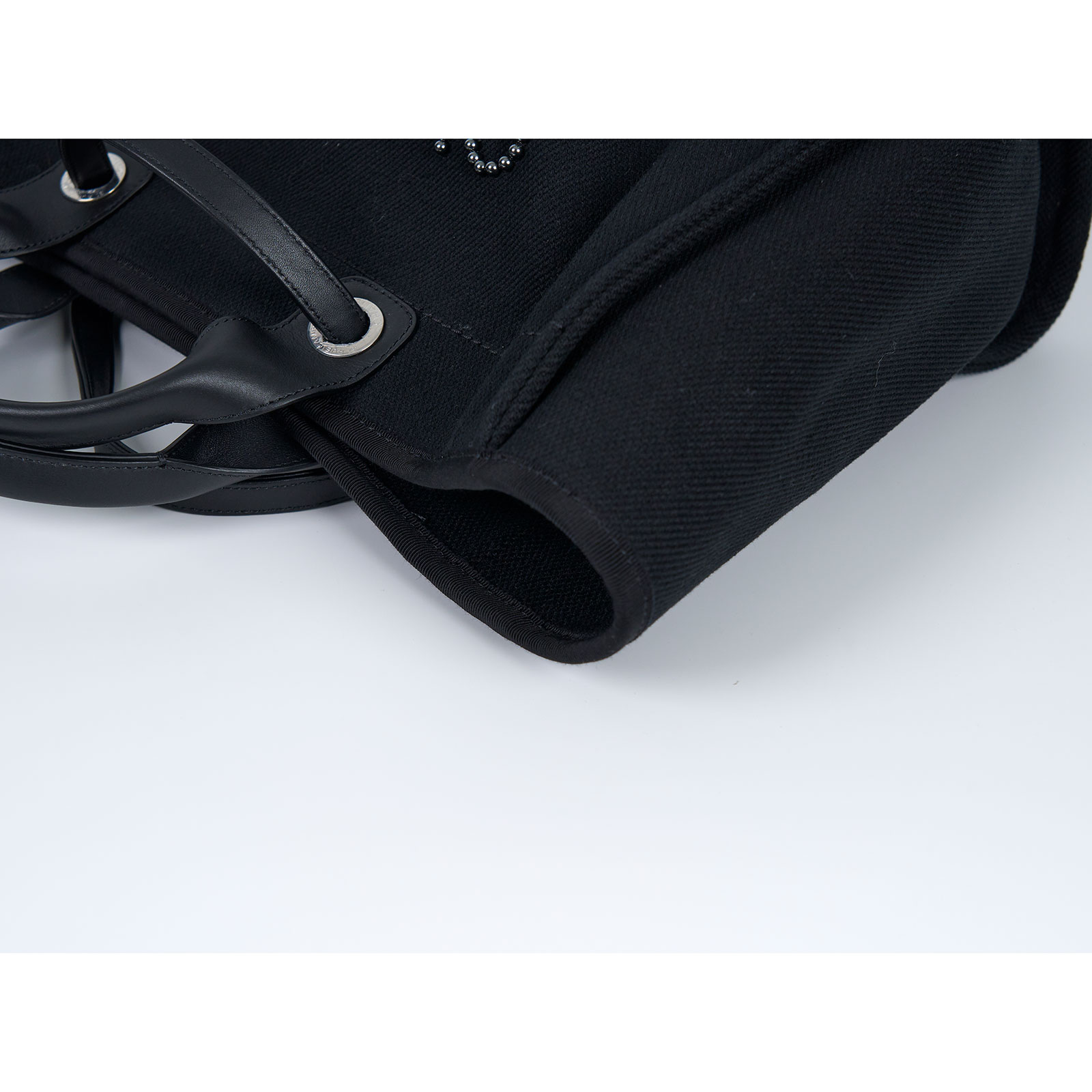 香奈兒 CHANEL 海灘包 大型  　29開黑珍珠大海灘包 原廠盒子/保證卡