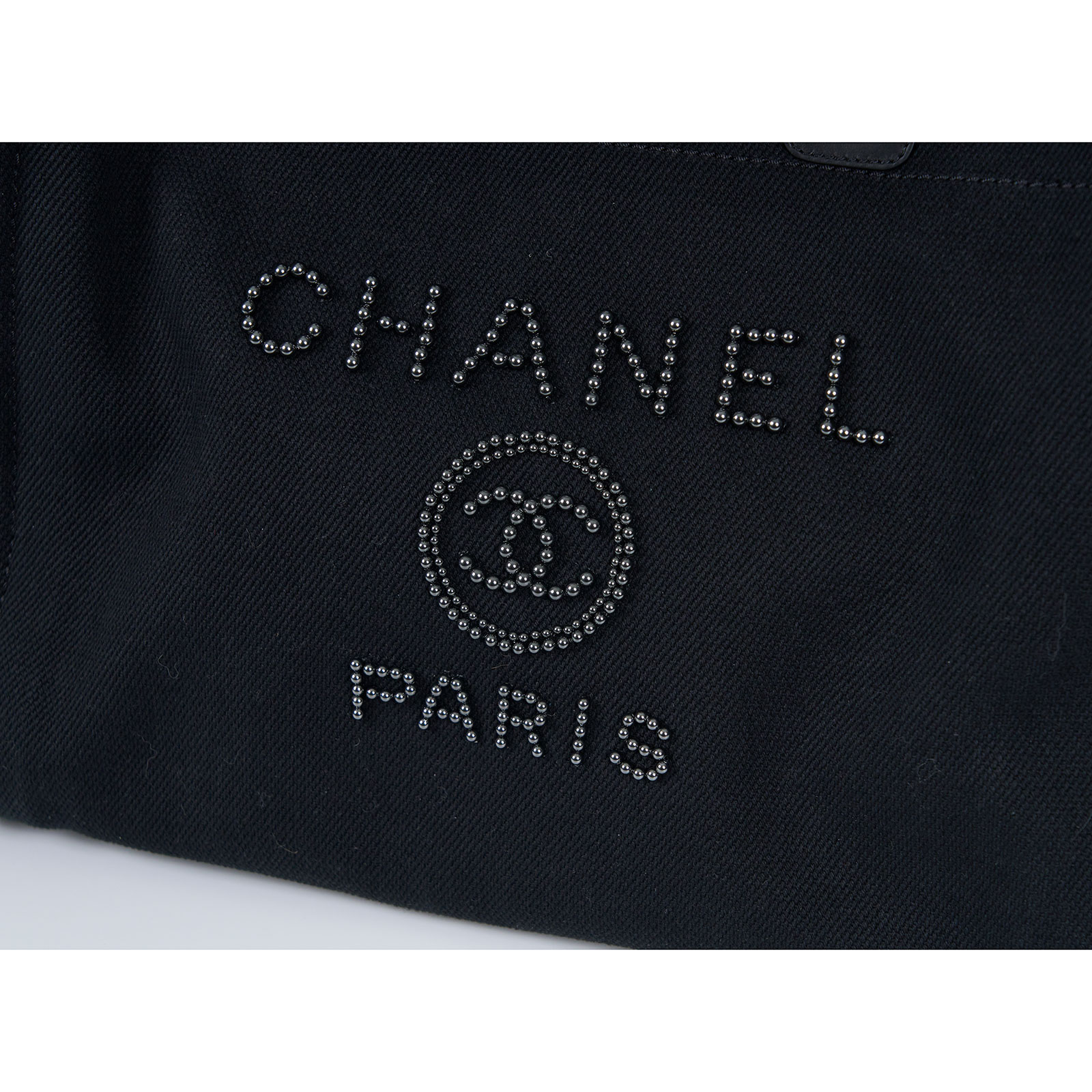 香奈兒 CHANEL 海灘包 大型  　29開黑珍珠大海灘包 原廠盒子/保證卡