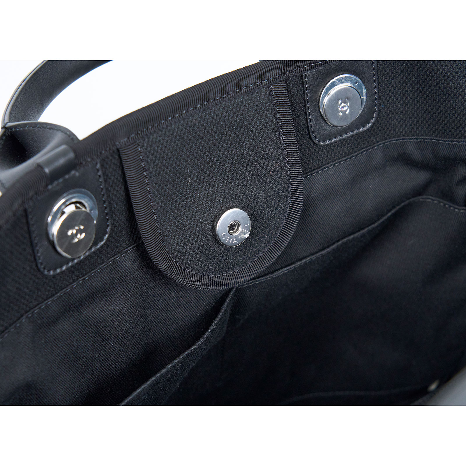 香奈兒 CHANEL 海灘包 大型  　29開黑珍珠大海灘包 原廠盒子/保證卡