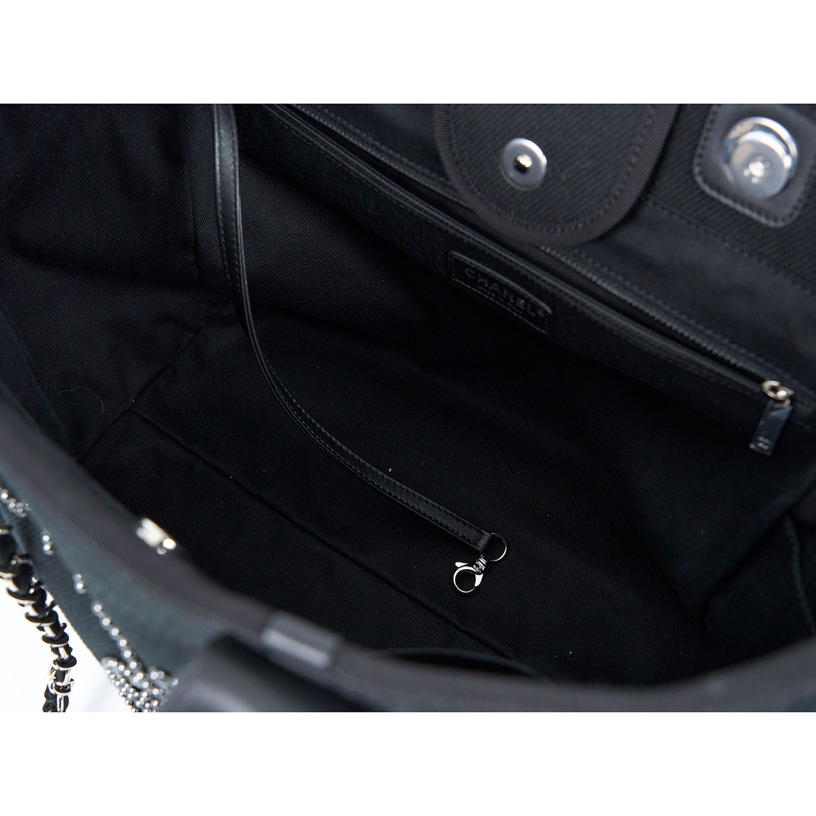 香奈兒 CHANEL 海灘包 大型  　29開黑珍珠大海灘包 原廠盒子/保證卡