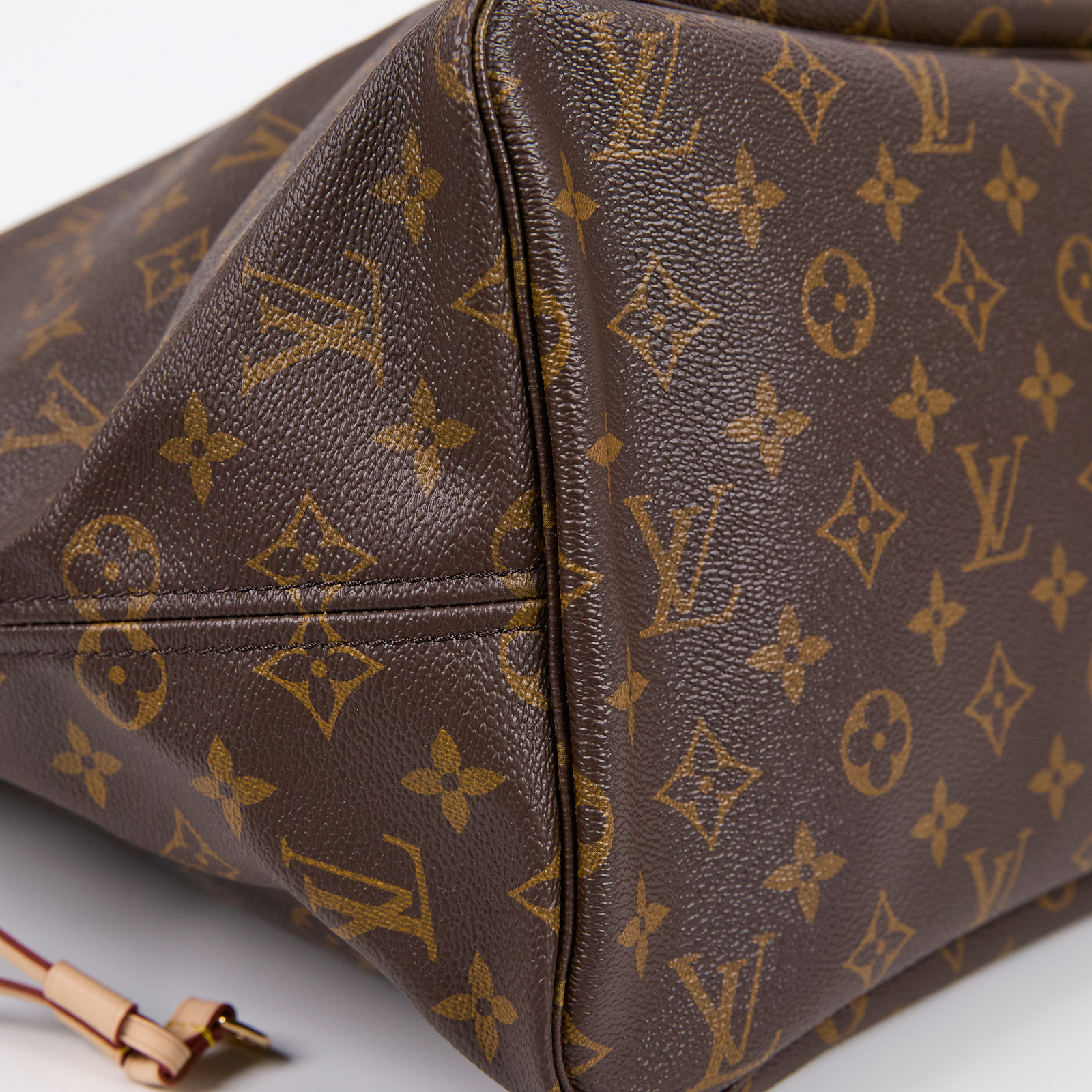 路易威登 LOUIS VUITTON Neverfull GM 托特包 經典帆布 駝色 M46978 晶片款 棕原花Neverfull GM 防塵袋