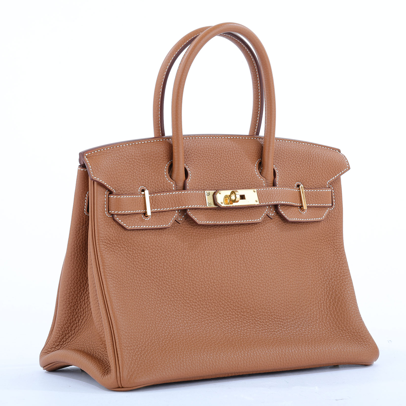 愛馬仕 Hermes Birkin Bag 柏金包 30 BK30 T HA 009 DZ T刻 金棕金BIRKIN30 內縫 原廠盒子/防塵袋/鎖組/雨衣