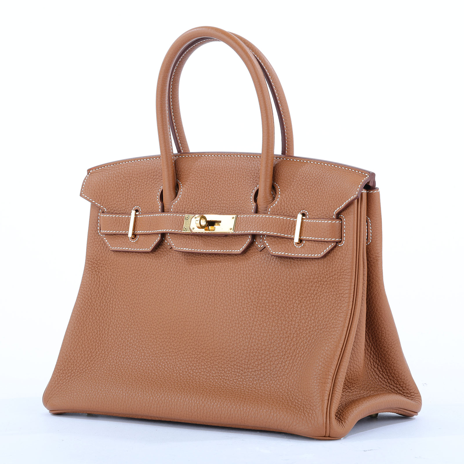 愛馬仕 Hermes Birkin Bag 柏金包 30 BK30 T HA 009 DZ T刻 金棕金BIRKIN30 內縫 原廠盒子/防塵袋/鎖組/雨衣