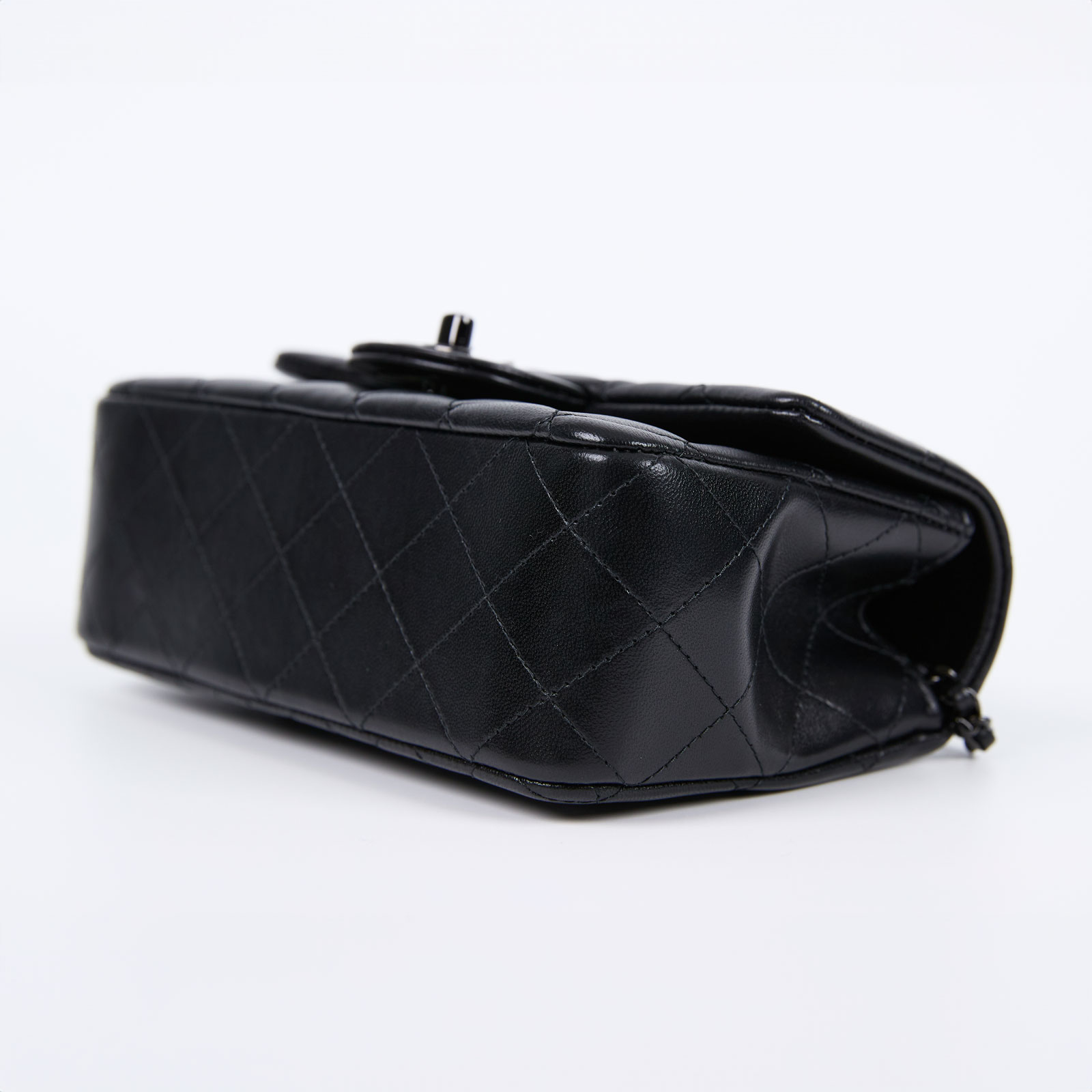 香奈兒 CHANEL Coco 20  Handle 肩背 斜背 迷你 口蓋包 AS2431 晶片款 SO BLACK HANDLE COCO20 防塵袋/原廠盒子/保證卡