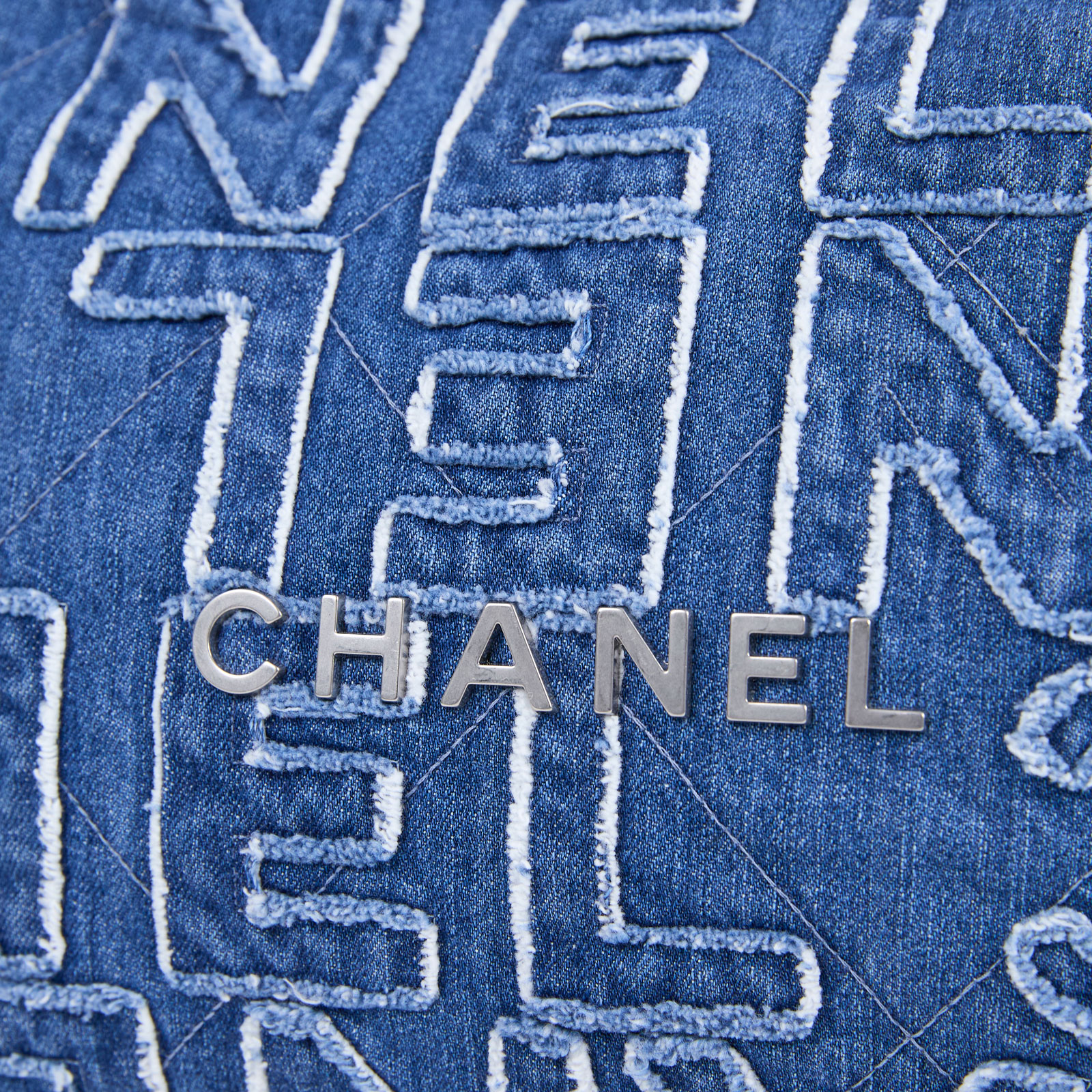 香奈兒 CHANEL 22 小型 束口包  晶片款 牛仔字母22 小號 防塵袋/原廠盒子