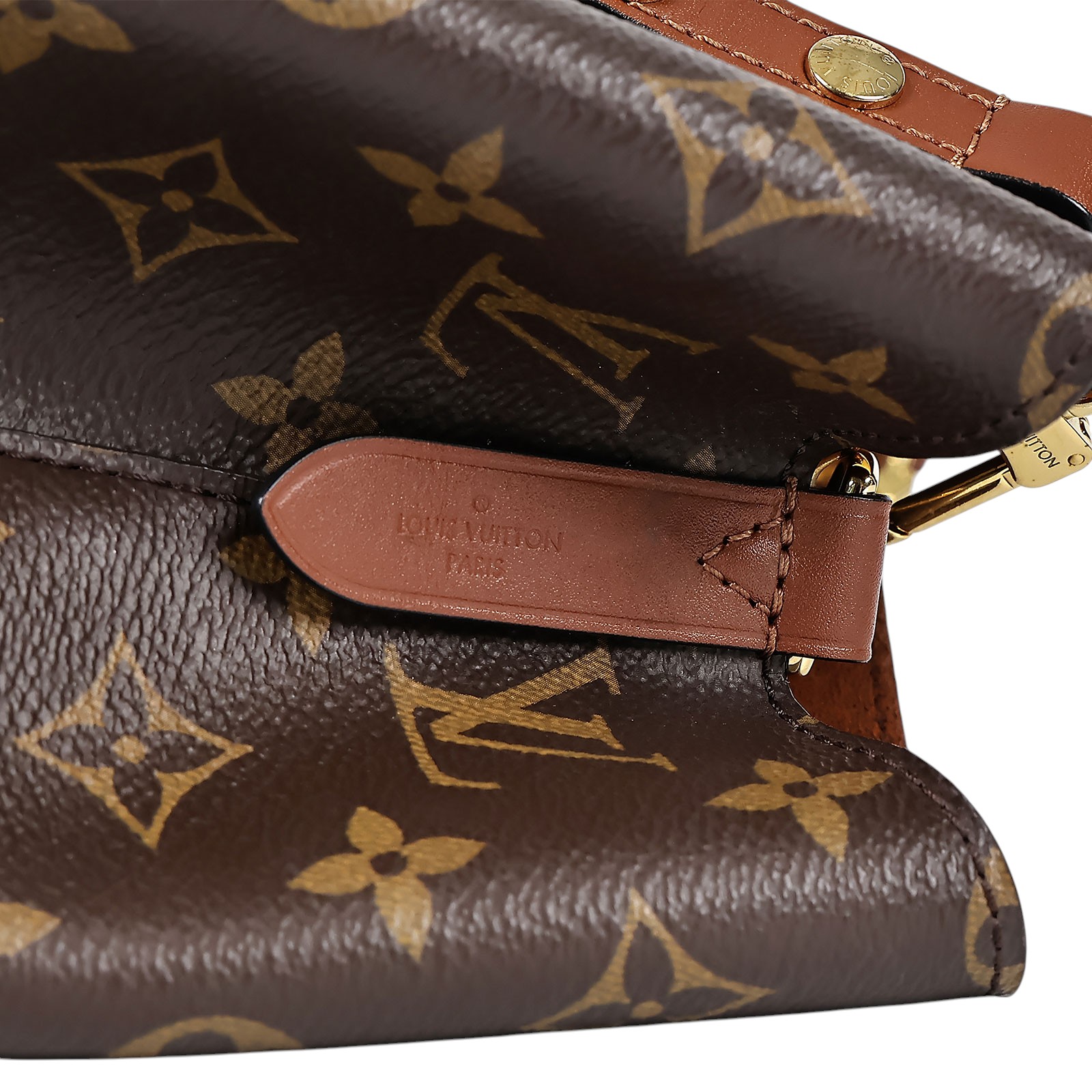 路易威登 LOUIS VUITTON NéoNoé MM 經典帆布 肩背 水桶包 棕色 M44887 晶片款 棕色原花NEONOE 無附屬品