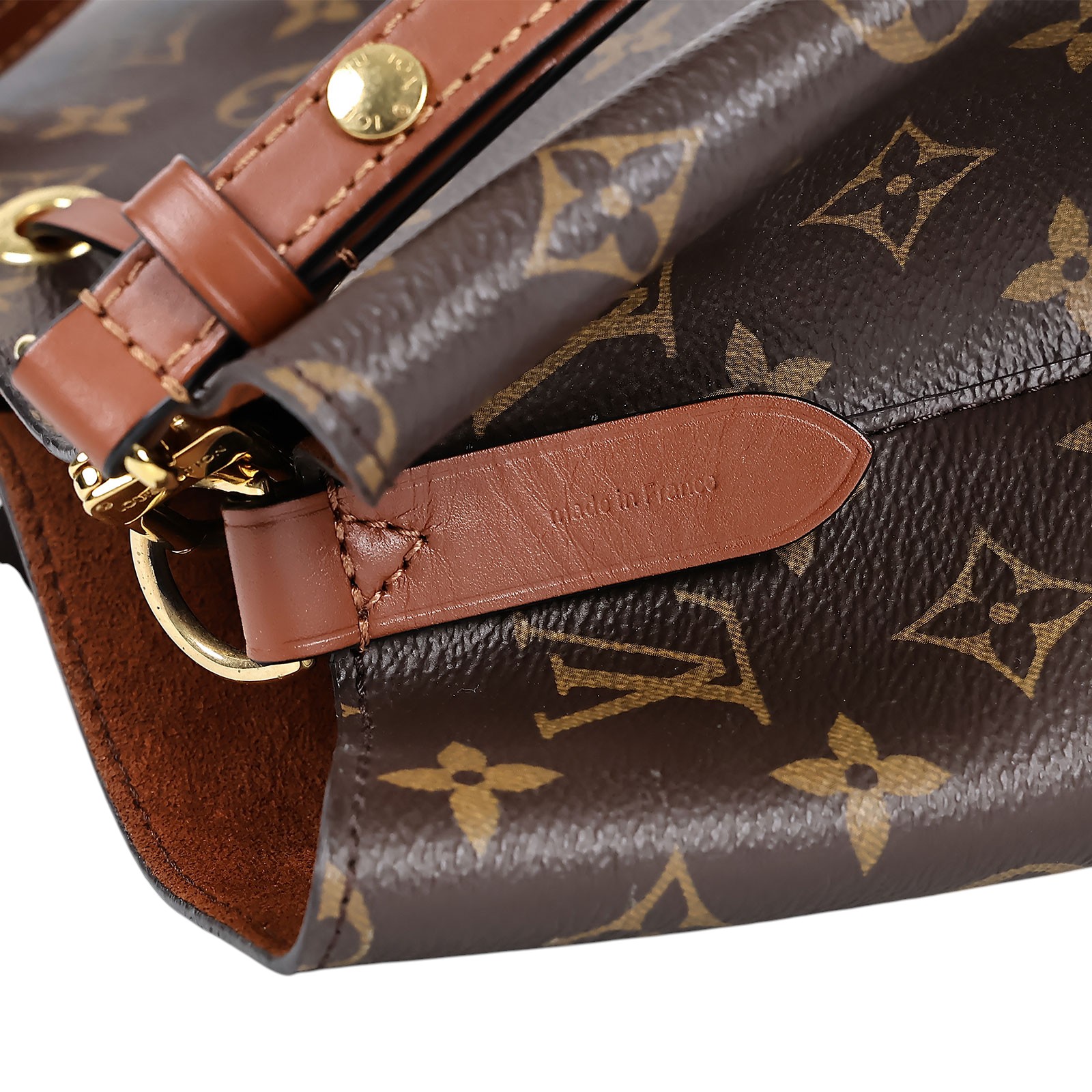 路易威登 LOUIS VUITTON NéoNoé MM 經典帆布 肩背 水桶包 棕色 M44887 晶片款 棕色原花NEONOE 無附屬品