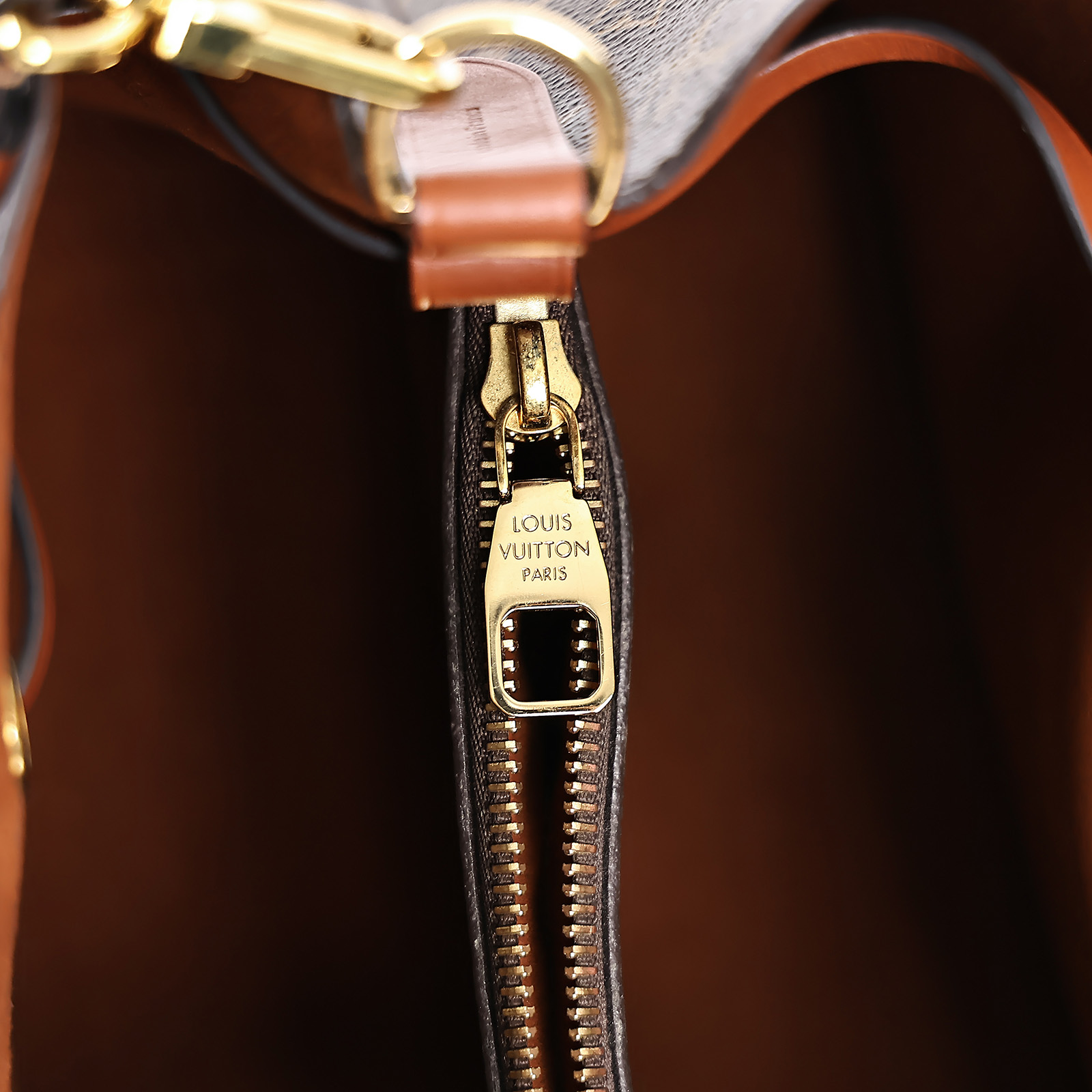 路易威登 LOUIS VUITTON NéoNoé MM 經典帆布 肩背 水桶包 棕色 M44887 晶片款 棕色原花NEONOE 無附屬品