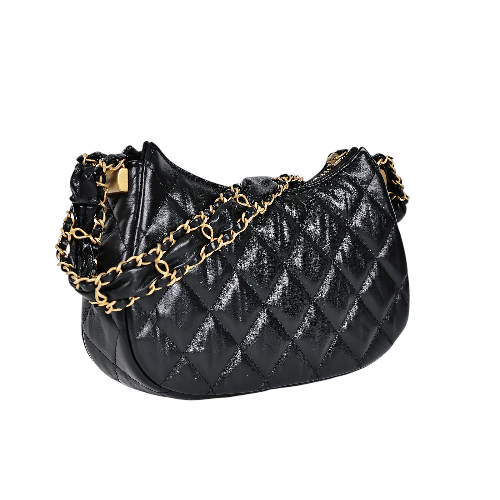 香奈兒 CHANEL 19 Hobo 肩背包 AP3647 晶片款 23K 黑HOBO腋下包 防塵袋/原廠盒子