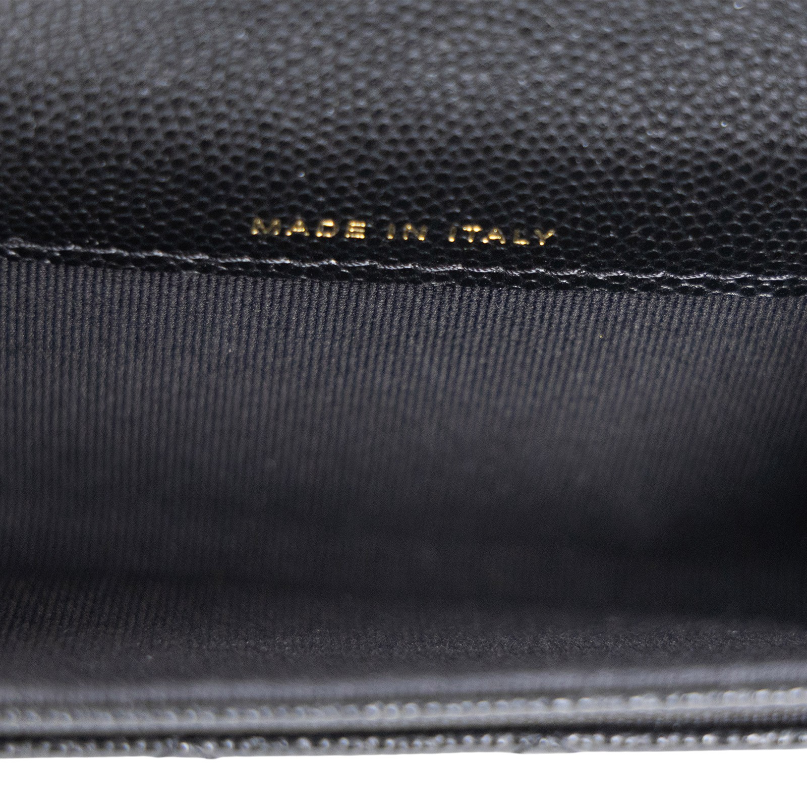 香奈兒 CHANEL BOY 口蓋卡片夾 卡夾 A80603 晶片款 黑金荔枝BOY卡包 原廠盒子/保證卡/購買證明影本