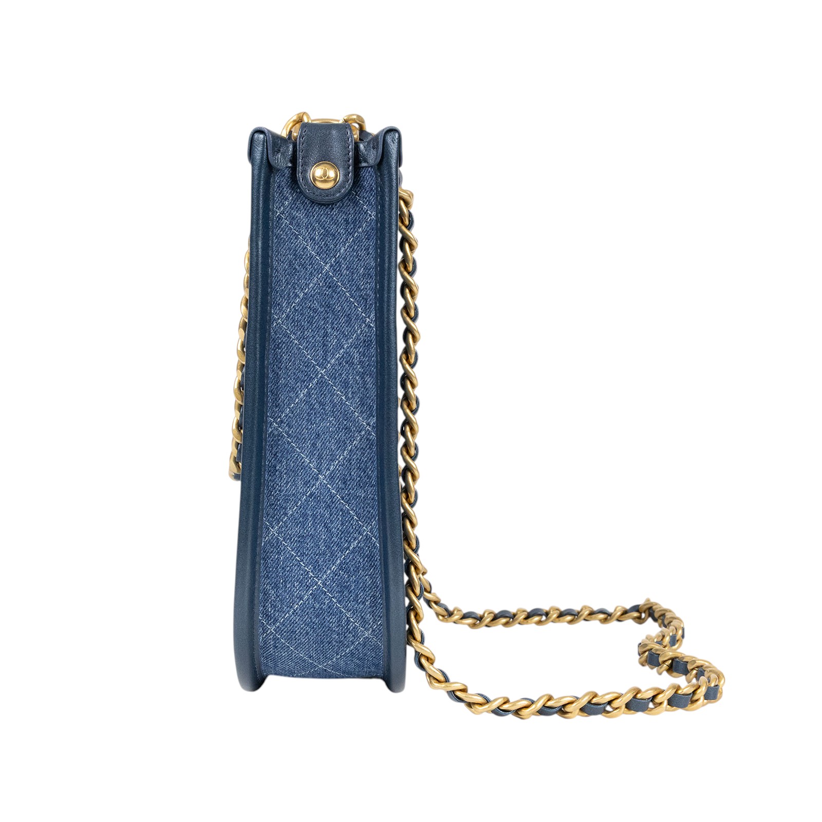 香奈兒 CHANEL 流浪包 Hobo Bag CC LOGO 斜背包 AS4532 晶片款 牛仔Hobo二用斜背包 防塵袋