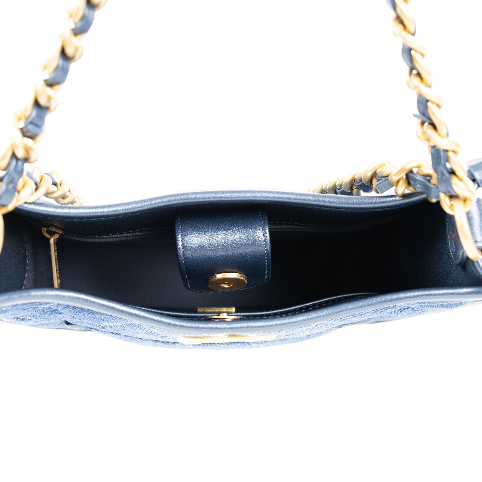 香奈兒 CHANEL 流浪包 Hobo Bag CC LOGO 斜背包 AS4532 晶片款 牛仔Hobo二用斜背包 防塵袋