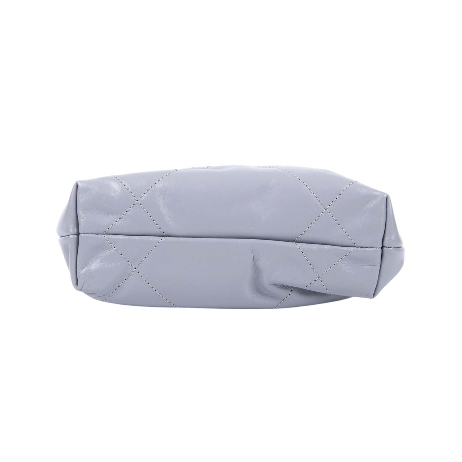 香奈兒 CHANEL 22 迷你 束口包 AS3980 晶片款 灰銀22 MINI 防塵袋/原廠盒子/購買證明影本