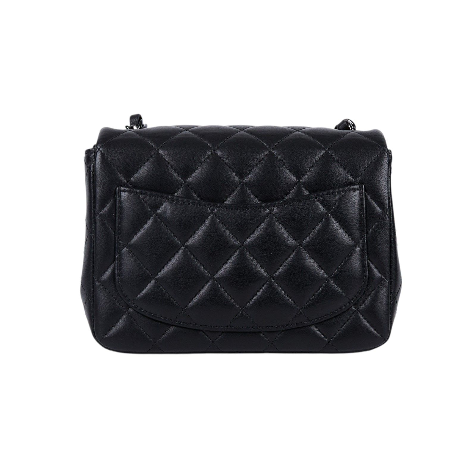 香奈兒 CHANEL CF 方形 迷你 口蓋包 A35200 B06311 晶片款 A35200 SO BLACK方胖 防塵袋/原廠盒子/購買證明