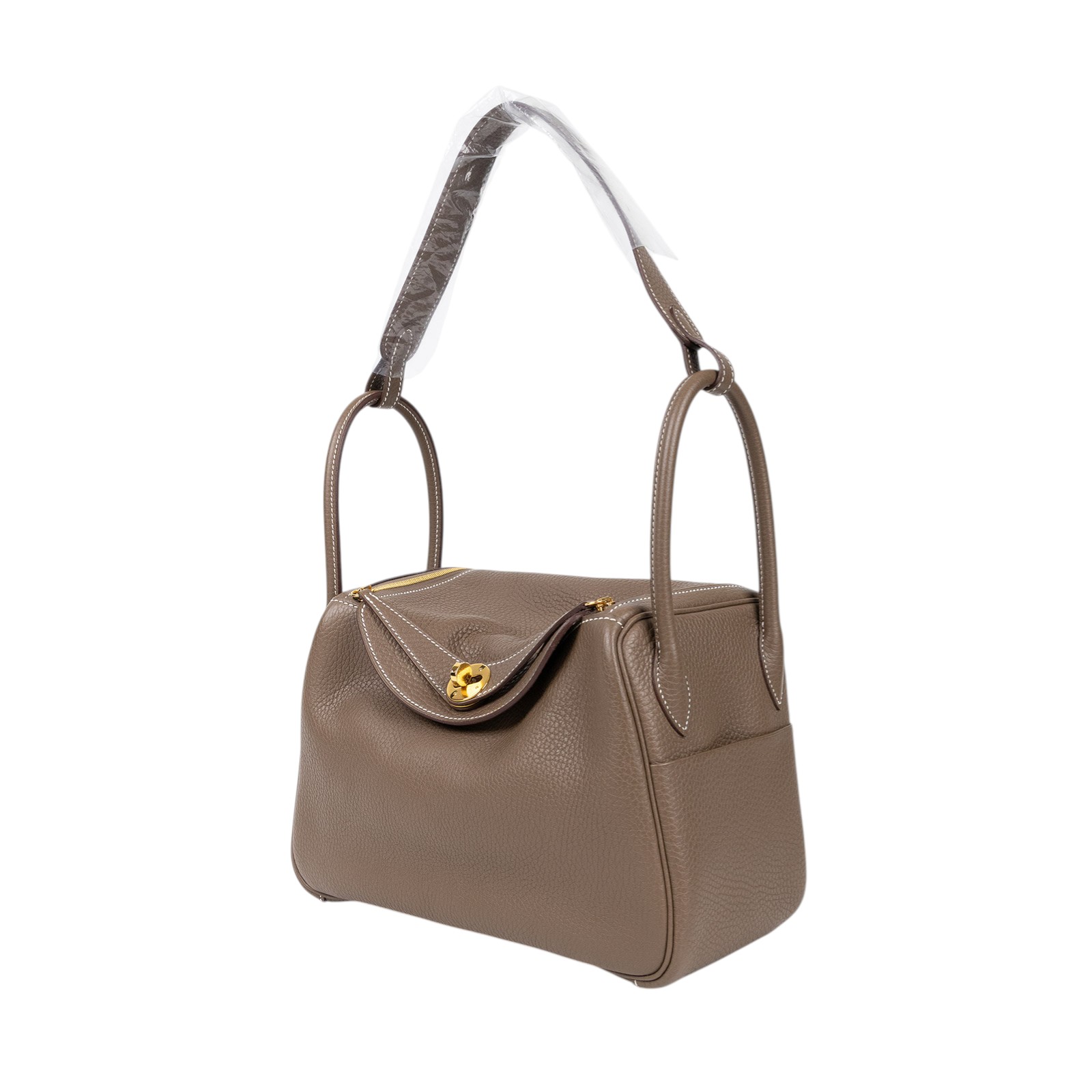 愛馬仕 Hermes Lindy 琳迪包 26 H073428CC18 A刻 LINDY26大象灰 防塵袋/原廠盒子/雨衣/購買證明