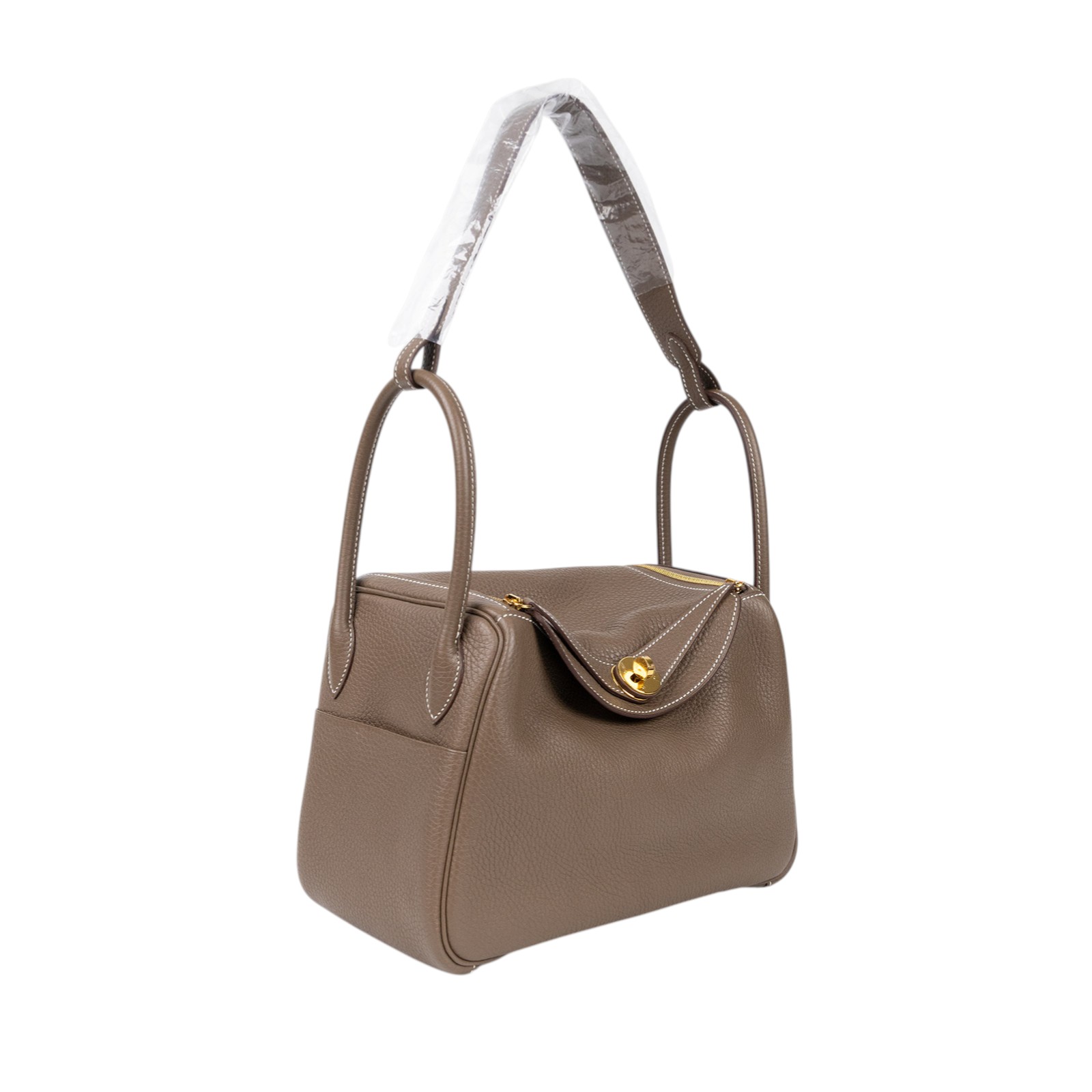 愛馬仕 Hermes Lindy 琳迪包 26 H073428CC18 A刻 LINDY26大象灰 防塵袋/原廠盒子/雨衣/購買證明