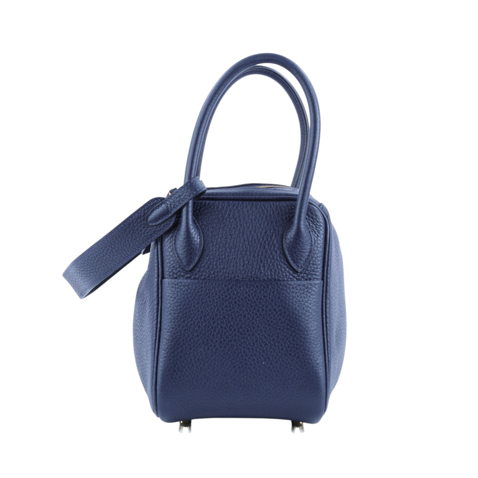 愛馬仕 Hermes Lindy 琳迪包 26 LD26 U刻 LINDY26午夜藍 防塵袋/原廠盒子/購買證明