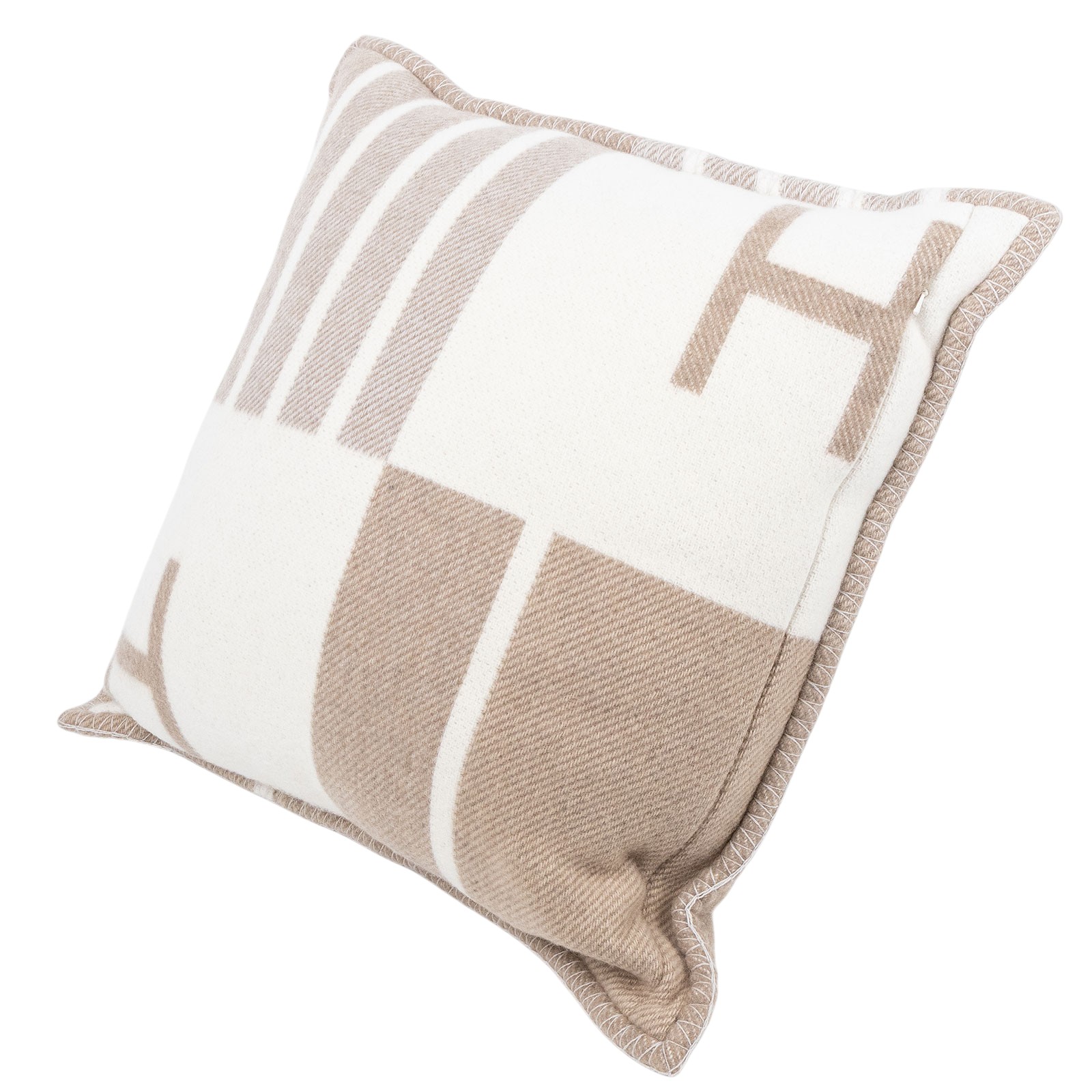 愛馬仕 Hermes Avalon 抱枕  卡其大抱枕 無附屬品