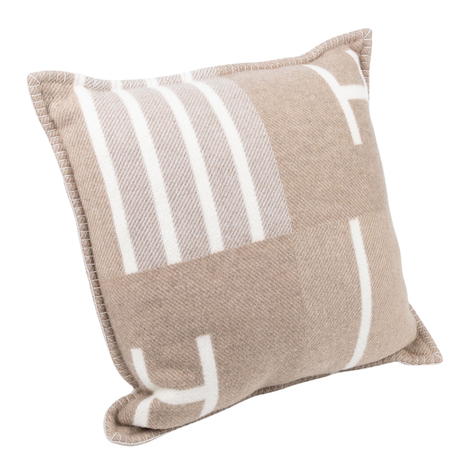 愛馬仕 Hermes Avalon 抱枕  卡其大抱枕 無附屬品