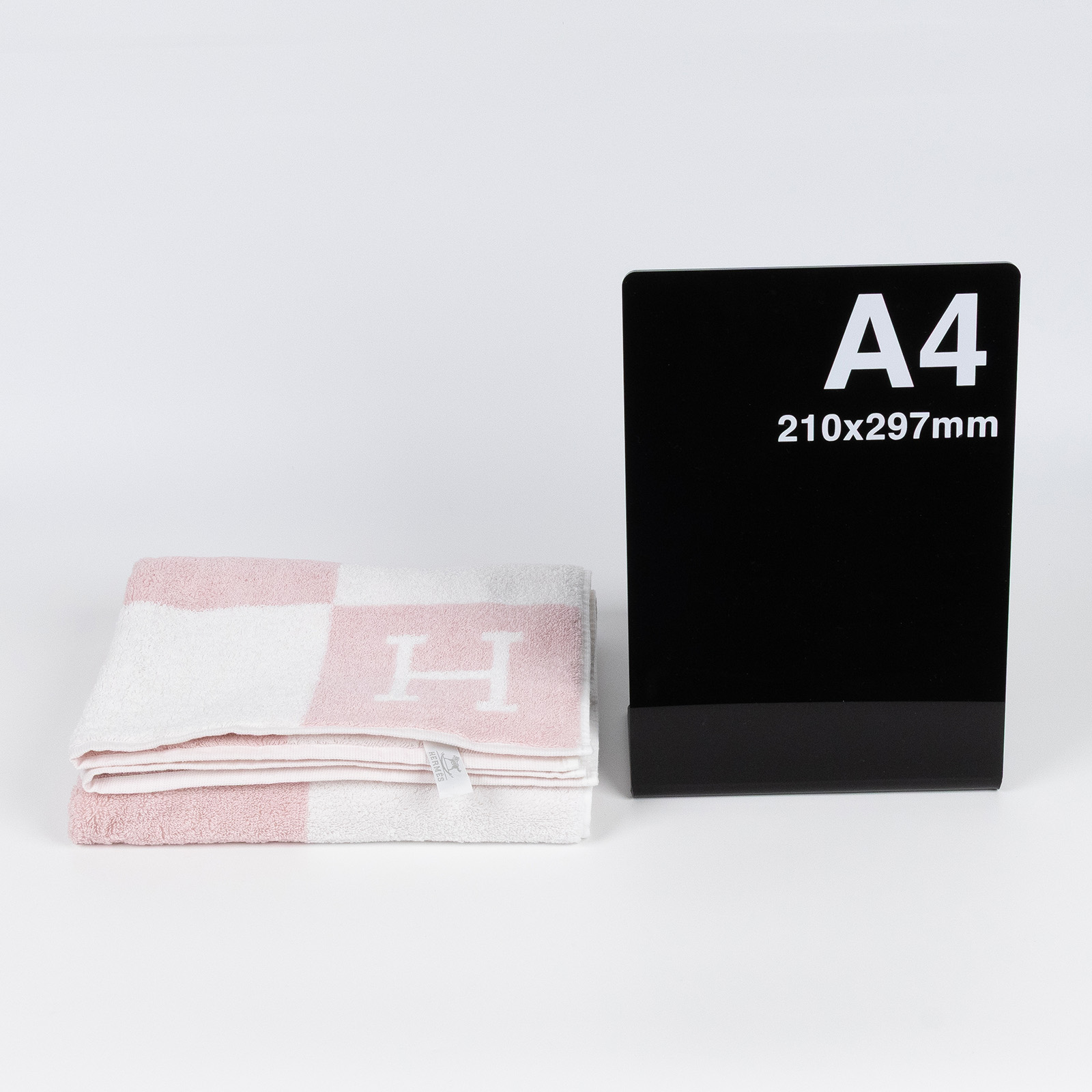 愛馬仕 Hermes Avalon 毛巾 丁香粉 H102193Mv02 粉中浴巾2 無附屬品