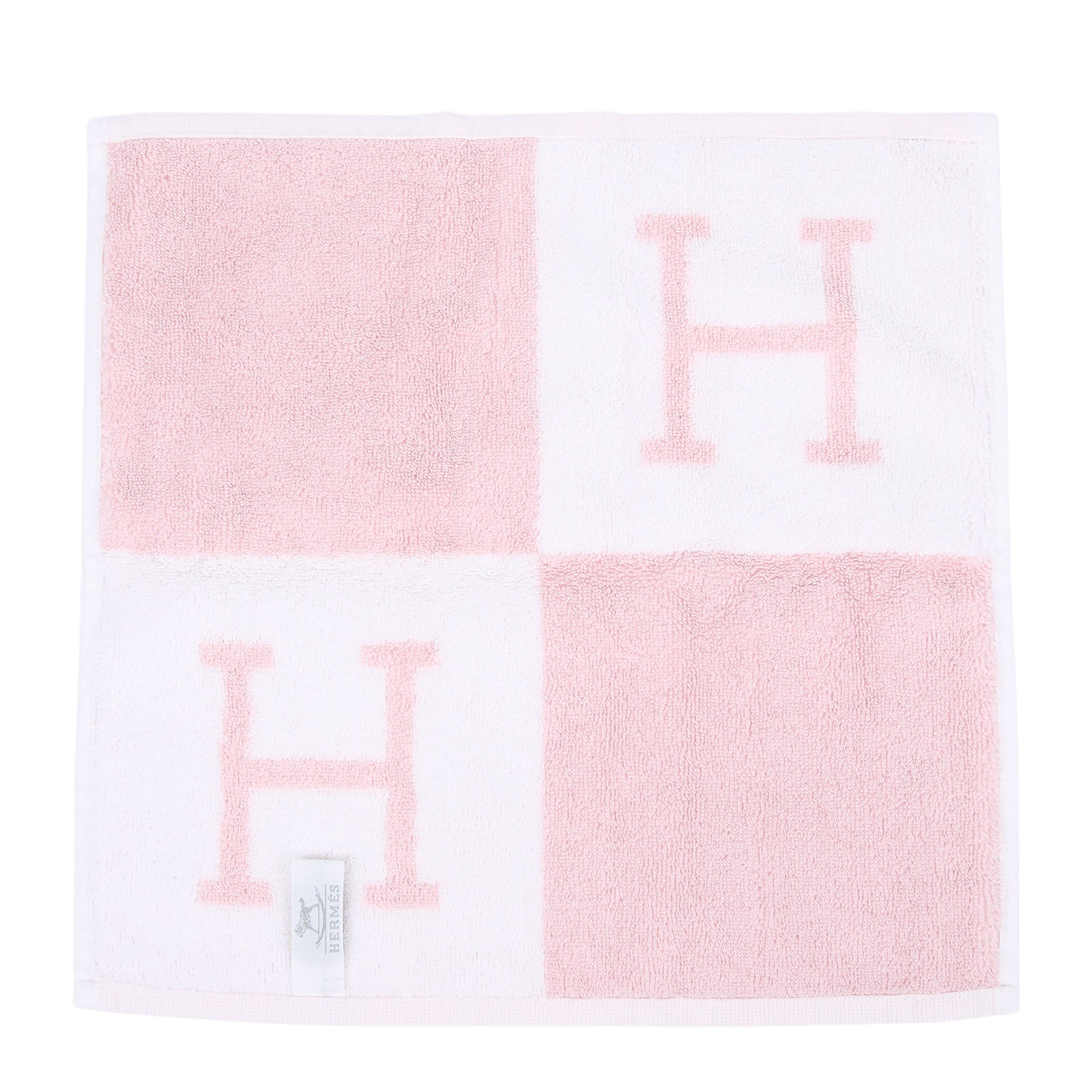 愛馬仕 Hermes Avalon 毛巾 丁香粉 H102192Mv02 粉小浴巾1 無附屬品