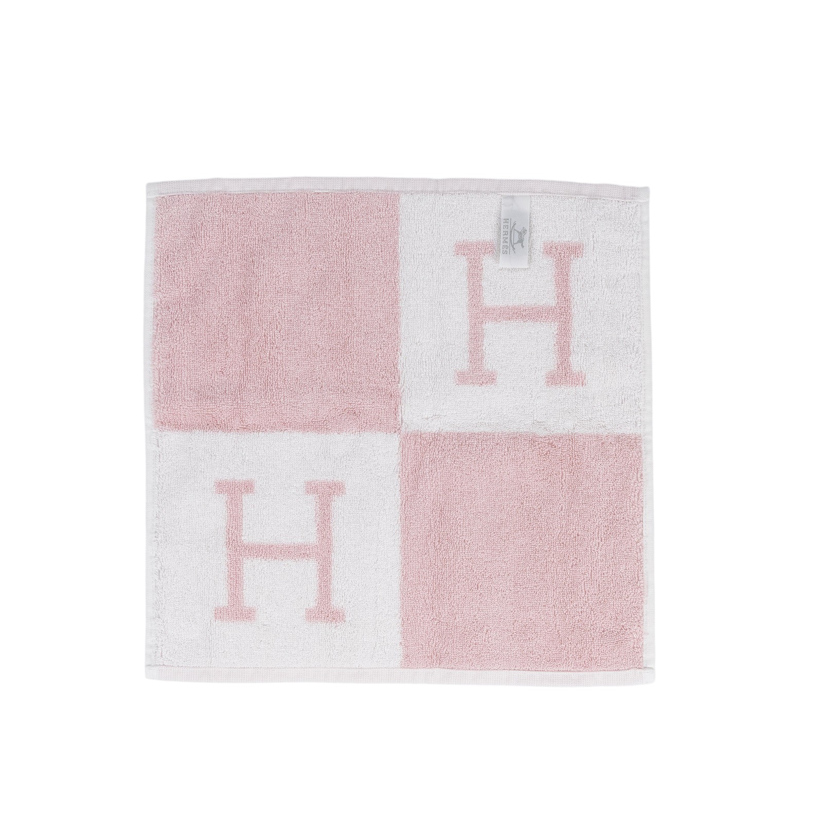 愛馬仕 Hermes Avalon 毛巾 丁香粉 H102192Mv02 粉小浴巾2 無附屬品