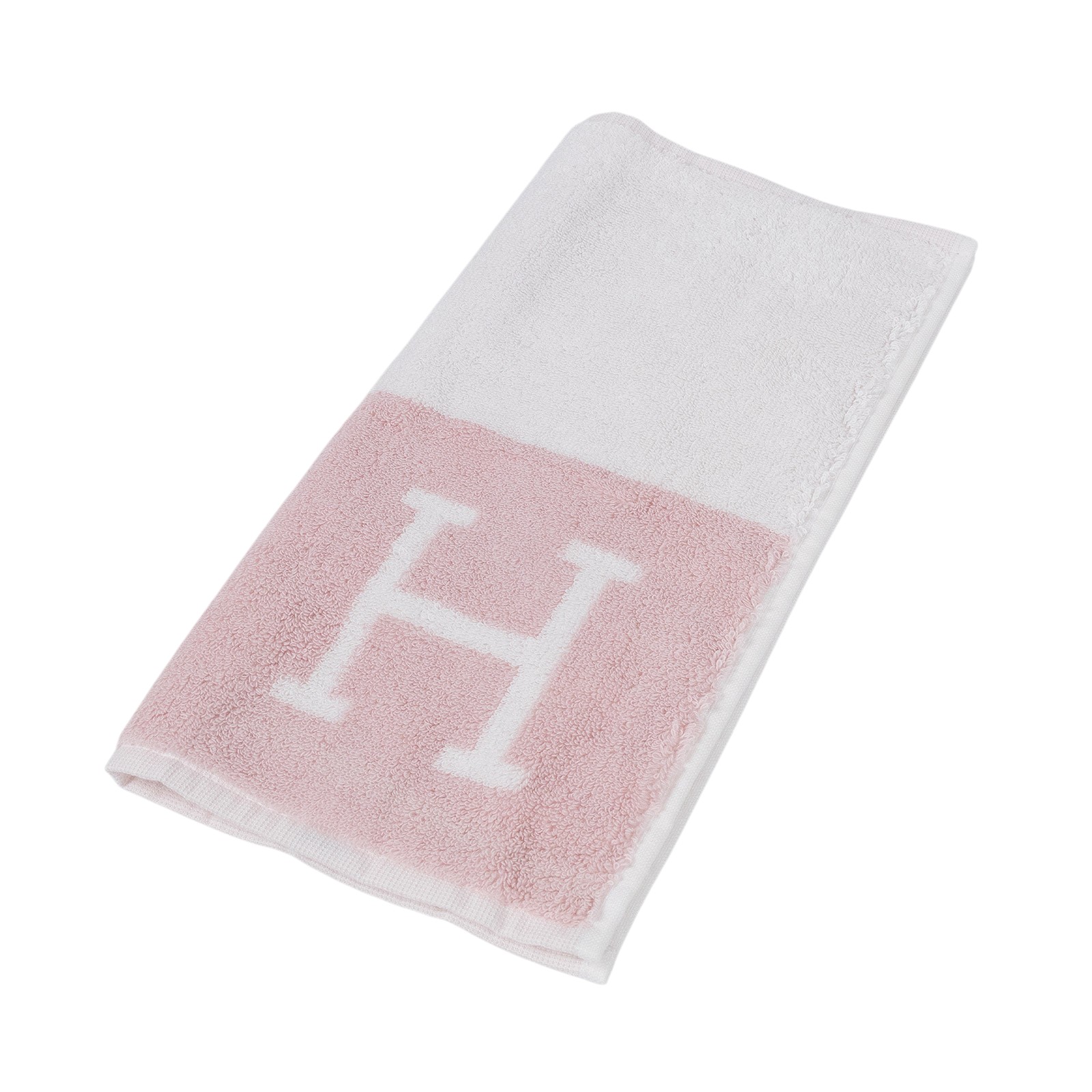 愛馬仕 Hermes Avalon 毛巾 丁香粉 H102192Mv02 粉小浴巾2 無附屬品