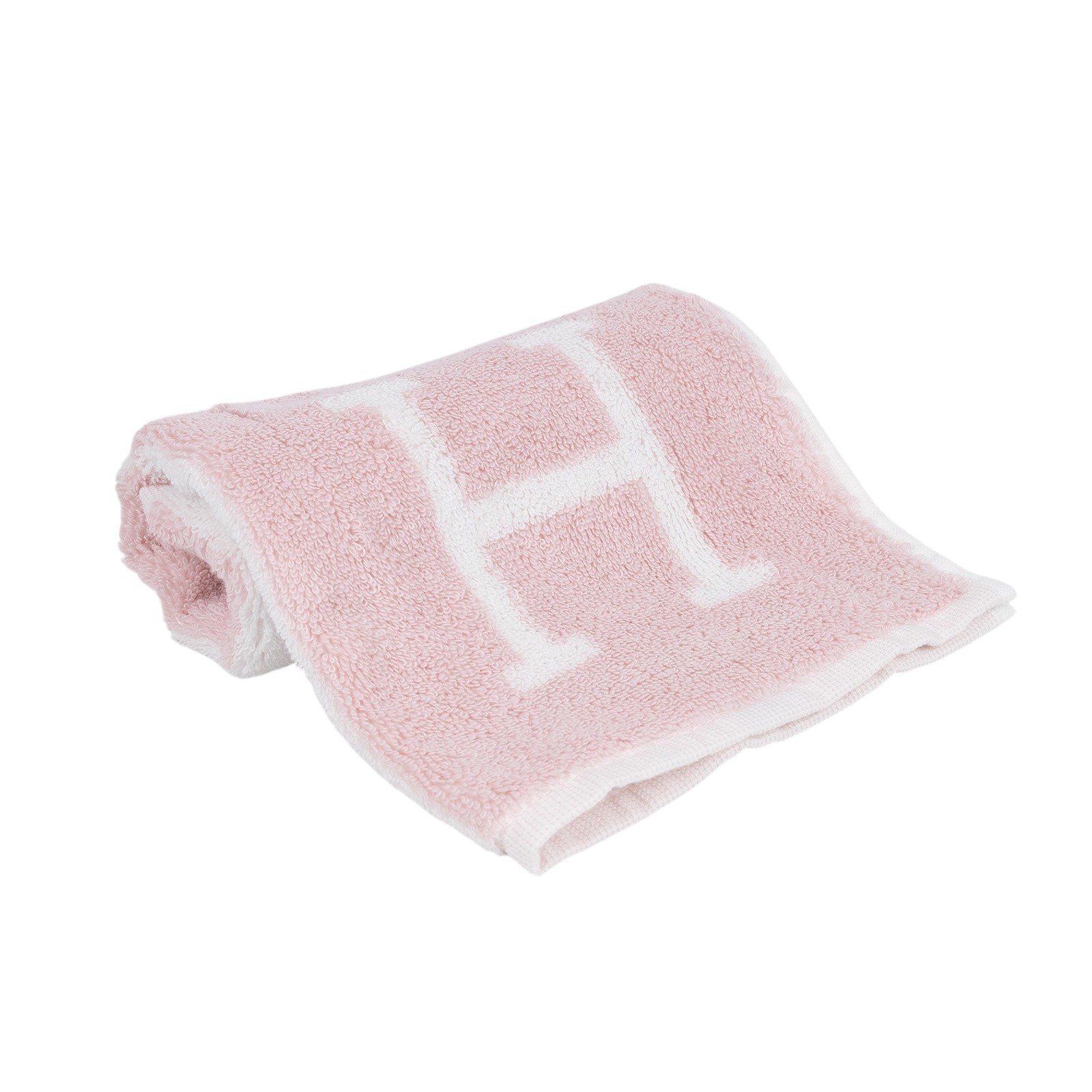 愛馬仕 Hermes Avalon 毛巾 丁香粉 H102192Mv02 粉小浴巾2 無附屬品