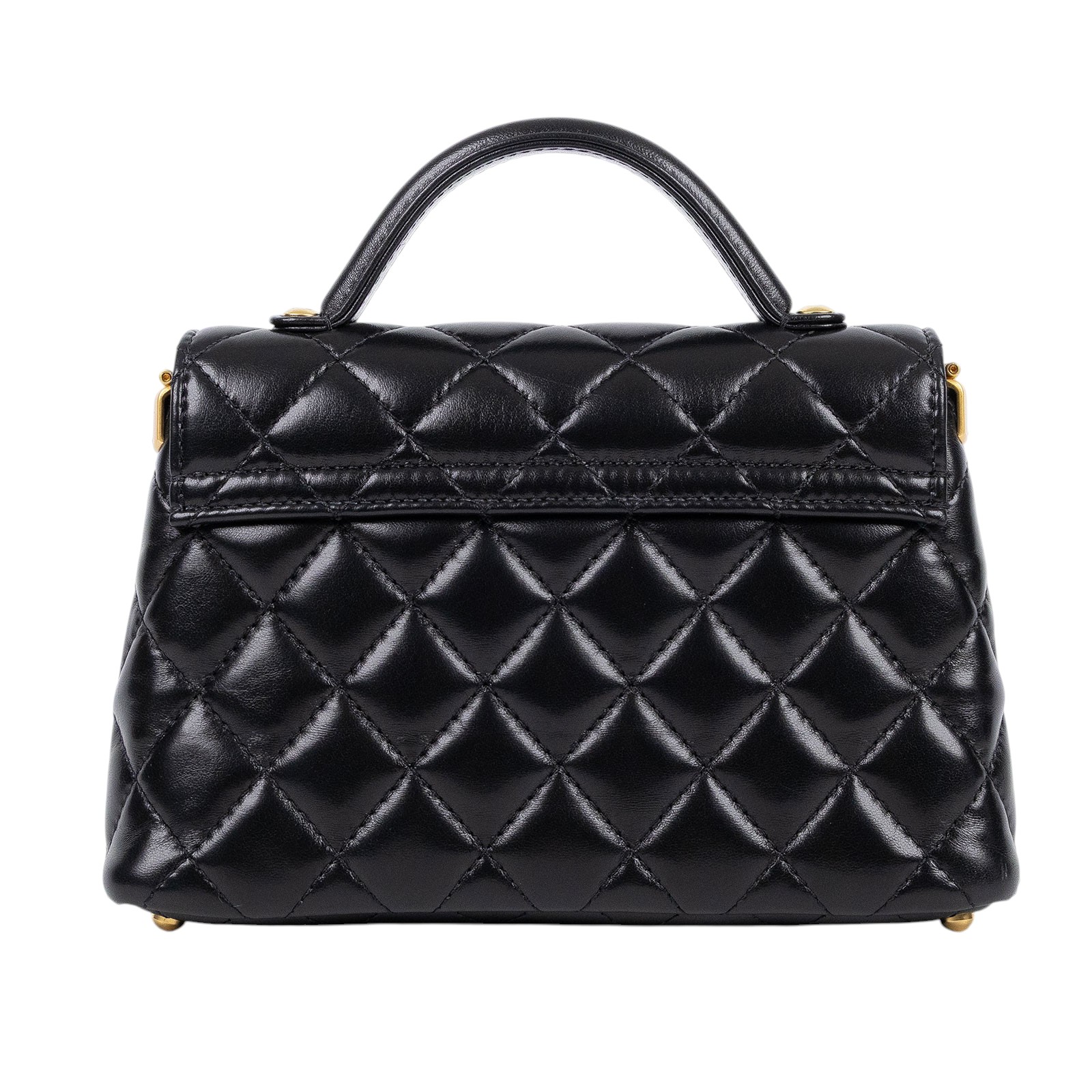 香奈兒 CHANEL Handle 手把口蓋包  小型 AS5355 B19386 晶片款 黑手提2WAY 防塵袋/原廠盒子