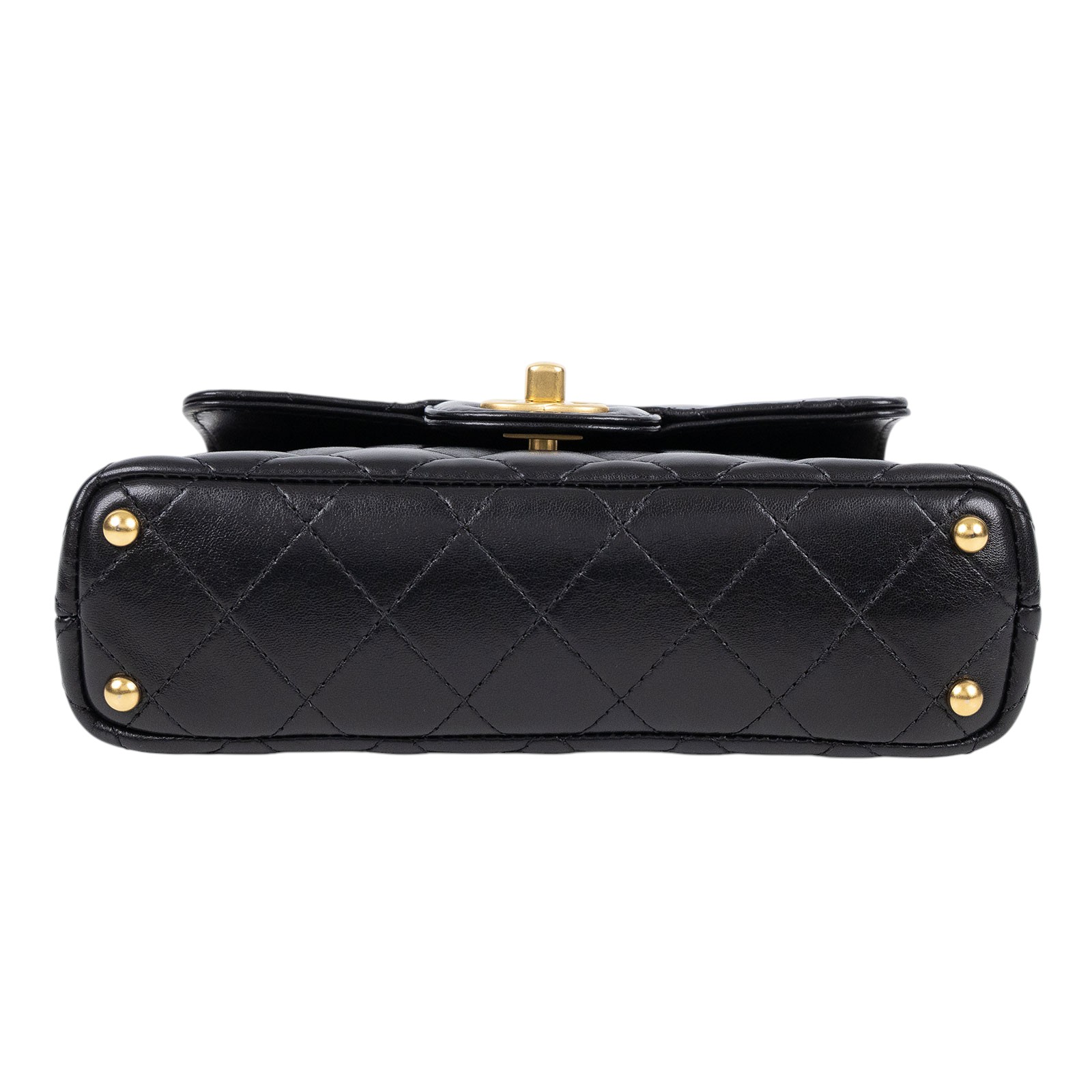 香奈兒 CHANEL Handle 手把口蓋包  小型 AS5355 B19386 晶片款 黑手提2WAY 防塵袋/原廠盒子