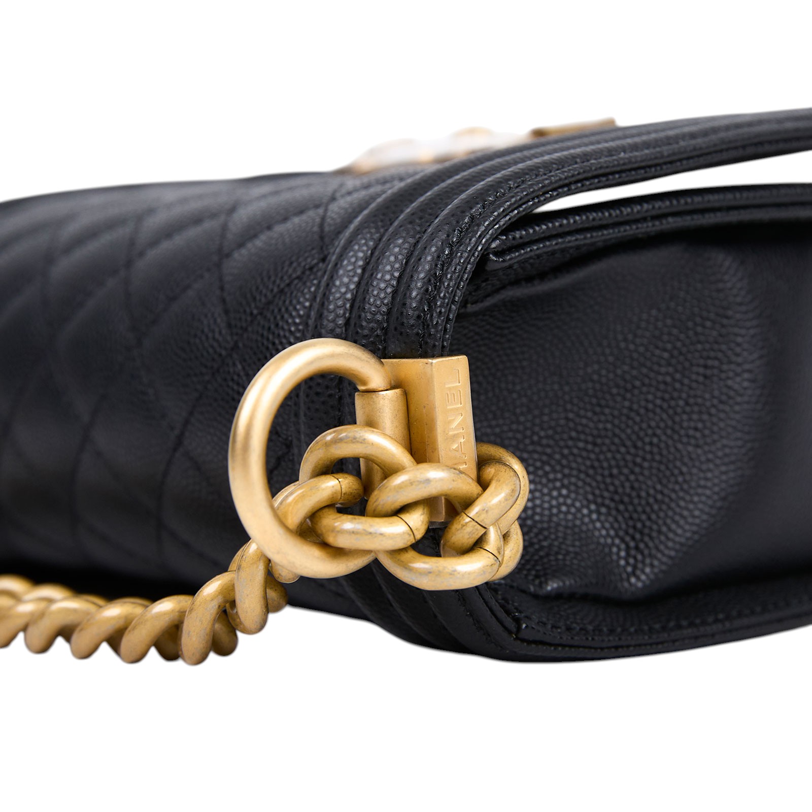 香奈兒 CHANEL Boy 20 小型 口蓋包 A67085 黑復古金BOY20 防塵袋/原廠盒子/保證卡