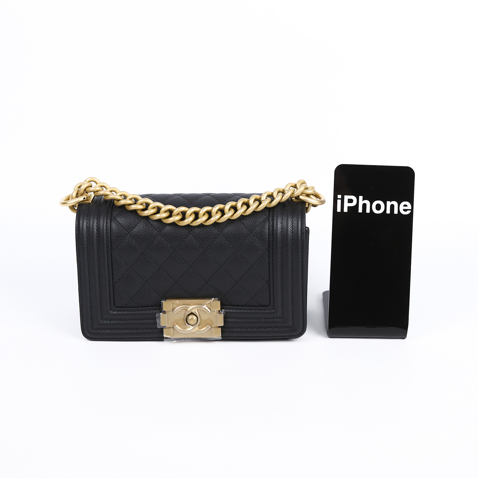 香奈兒 CHANEL Boy 20 小型 口蓋包 A67085 黑復古金BOY20 防塵袋/原廠盒子/保證卡