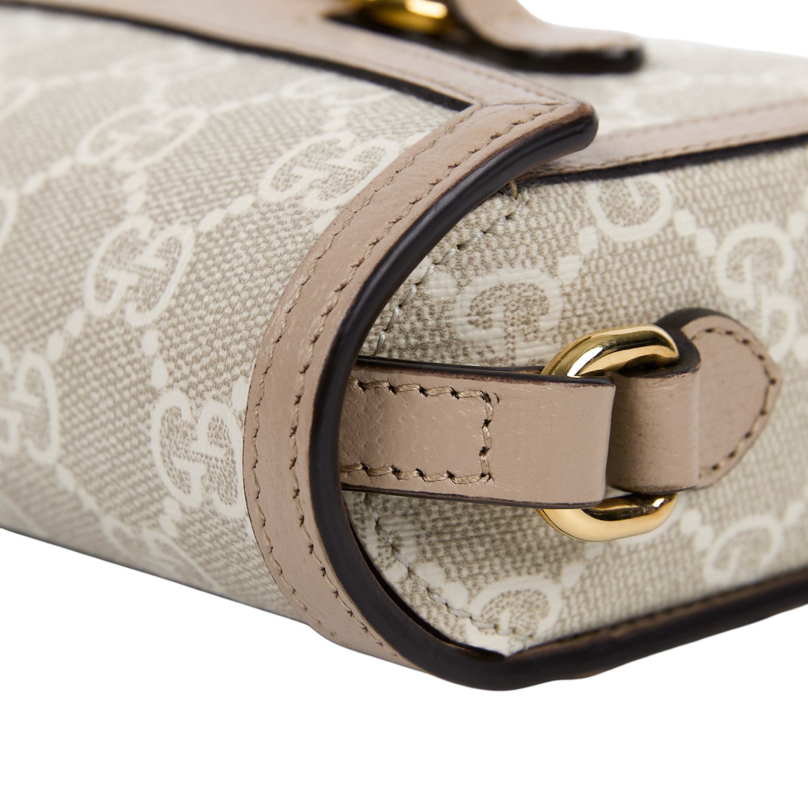 古馳 GUCCI Horsebit 1955 馬銜扣 迷你袋 斜背包 卡其色 699296 UULBG  防塵袋/原廠盒子/購買證明