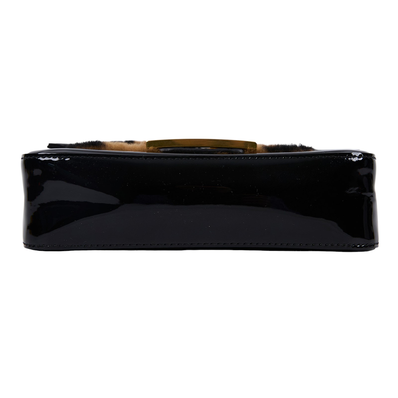 芬迪 FENDI 迷你 Baguette 8BS017A9Y2 毛毛條紋MINI法棍 原廠盒子/防塵袋/保證卡