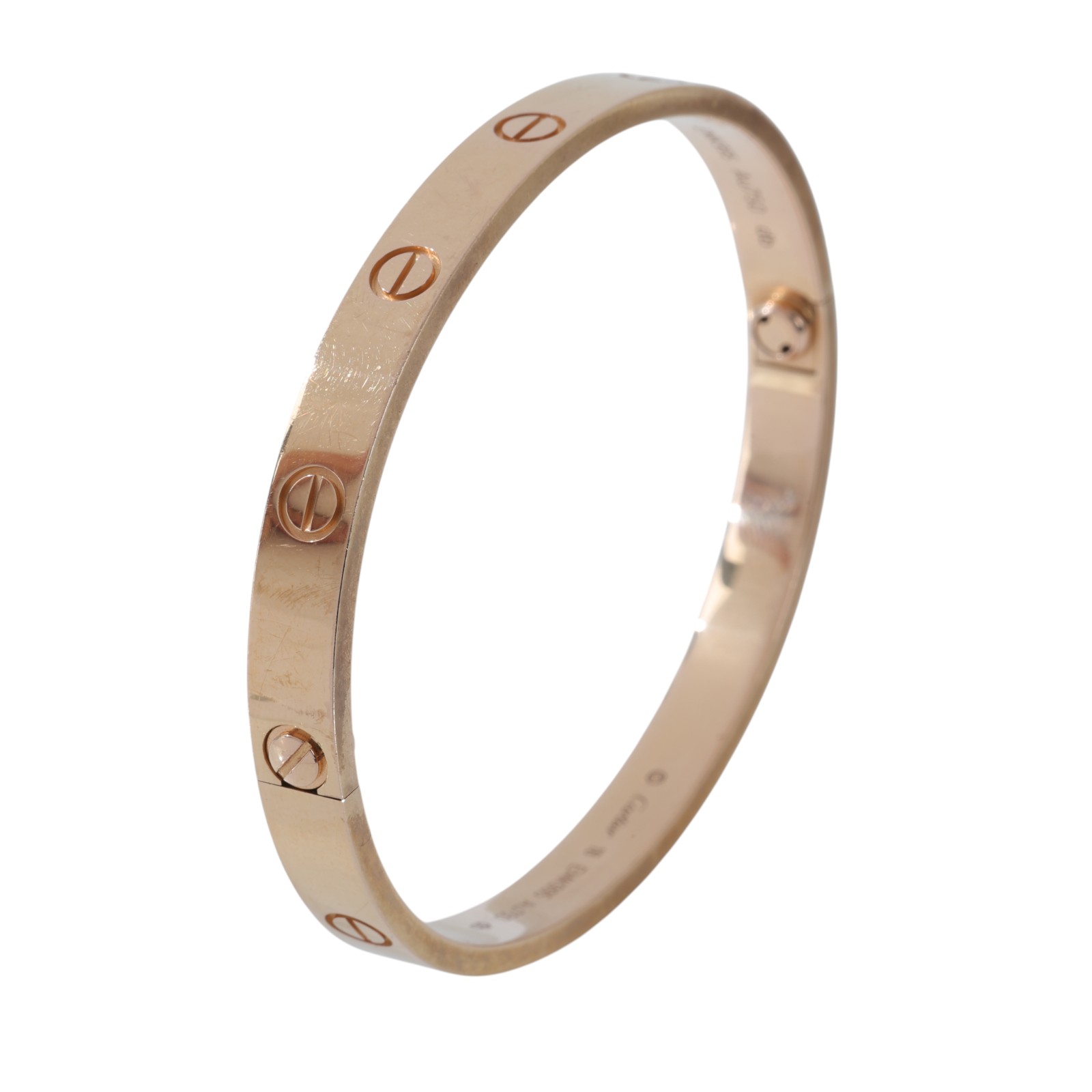 卡地亞 CARTIER LOVE手環 B6035618 RG LOVE手環 原廠盒子/保證卡/螺絲起子