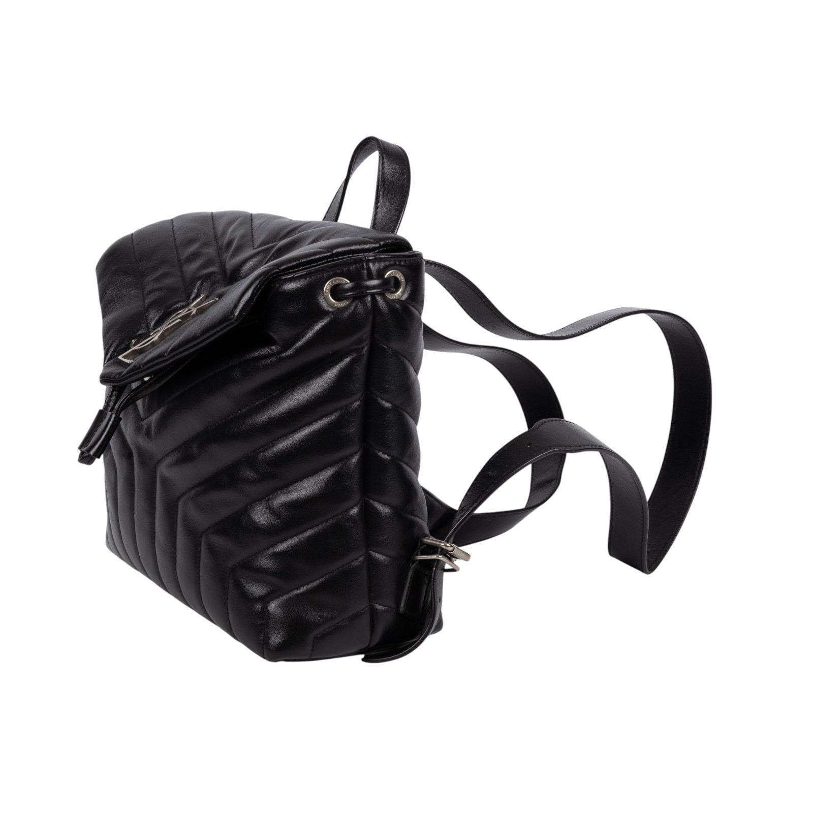 聖羅蘭 YSL SAINT LAURENT LouLou 後背包 銀色五金 487220DV706  LOULOU後背包 無附屬品