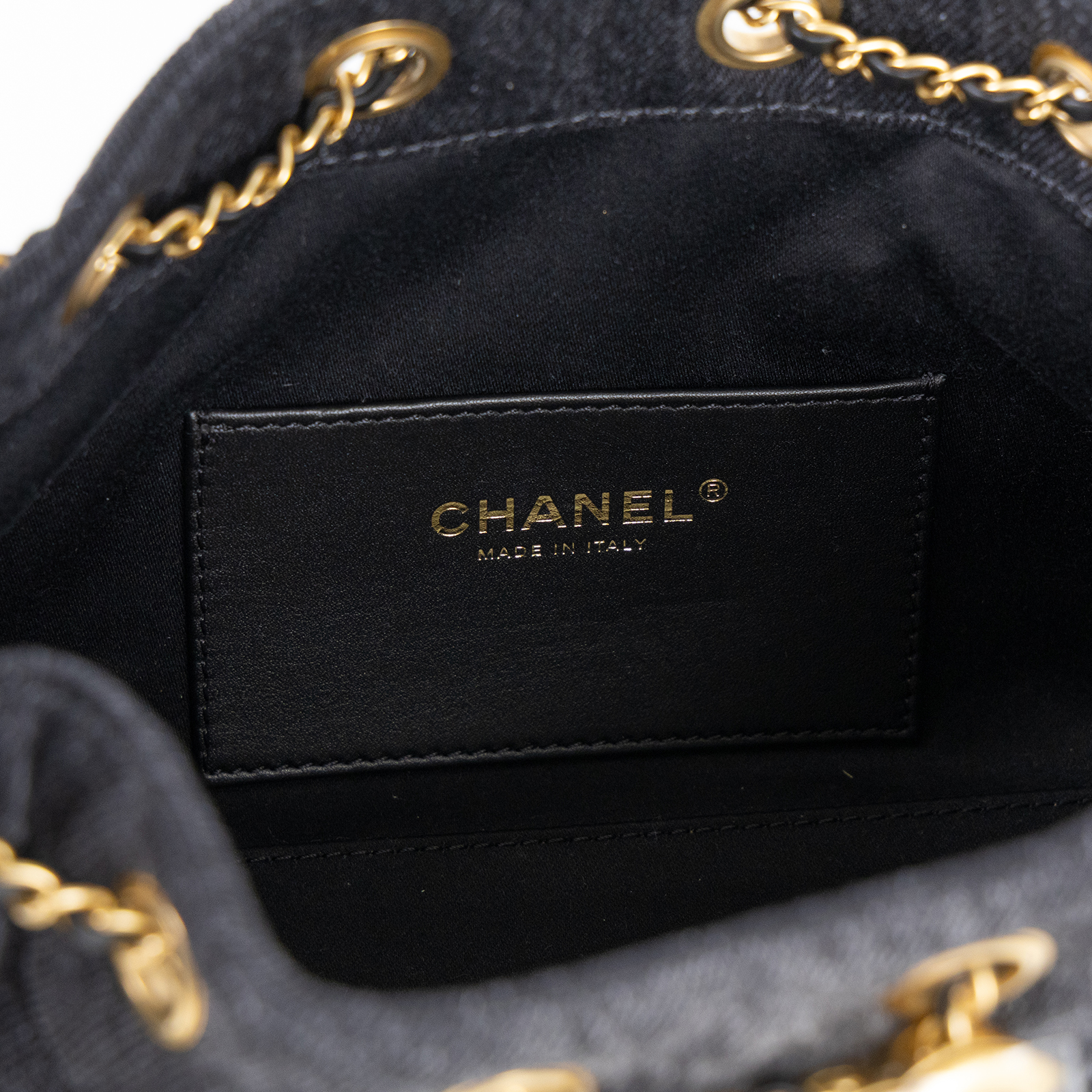 香奈兒 CHANEL 25 迷你包 AS5631 晶片款 黑牛仔25 MINI 防塵袋/原廠盒子