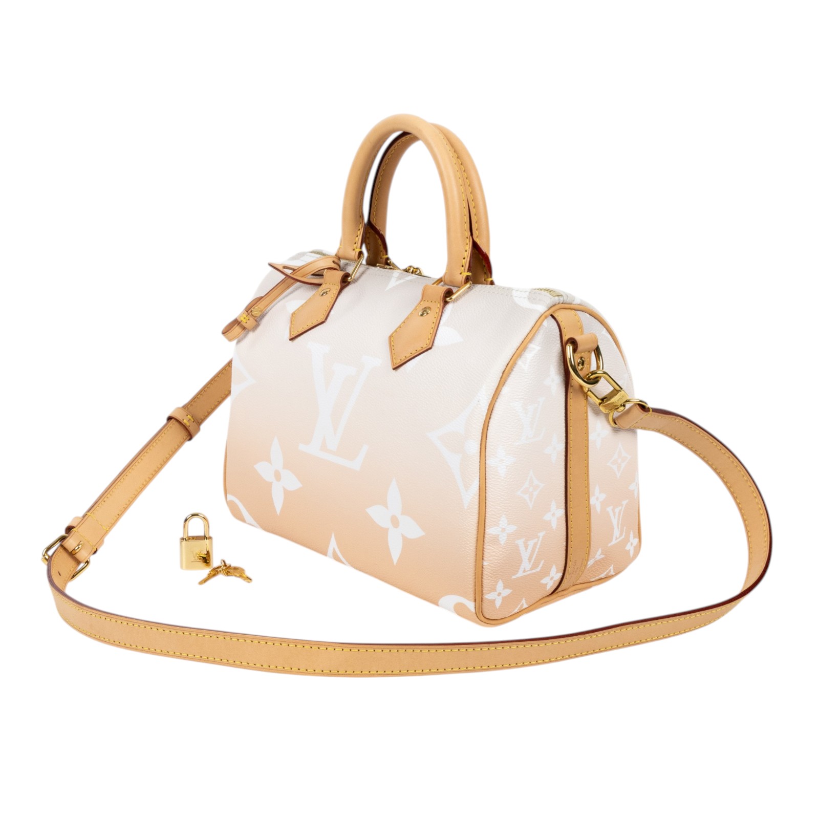 路易威登 LOUIS VUITTON Speedy Bandouliere 25 手提包 肩背包 M45722 晶片款  鎖組/背帶